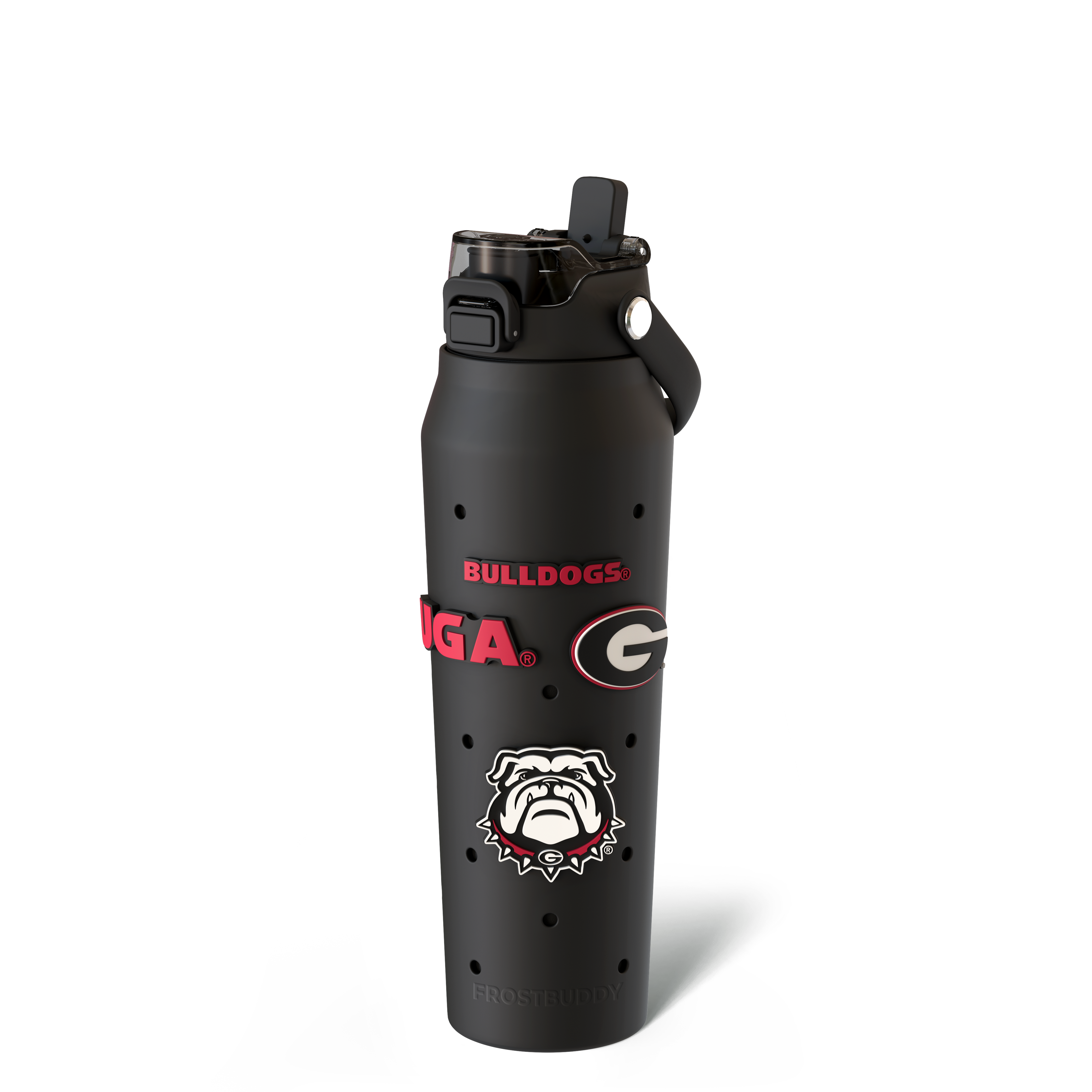 Bottle Buddy 32oz | Georgia Bulldogs | Skin + Budz Bundle – Frost