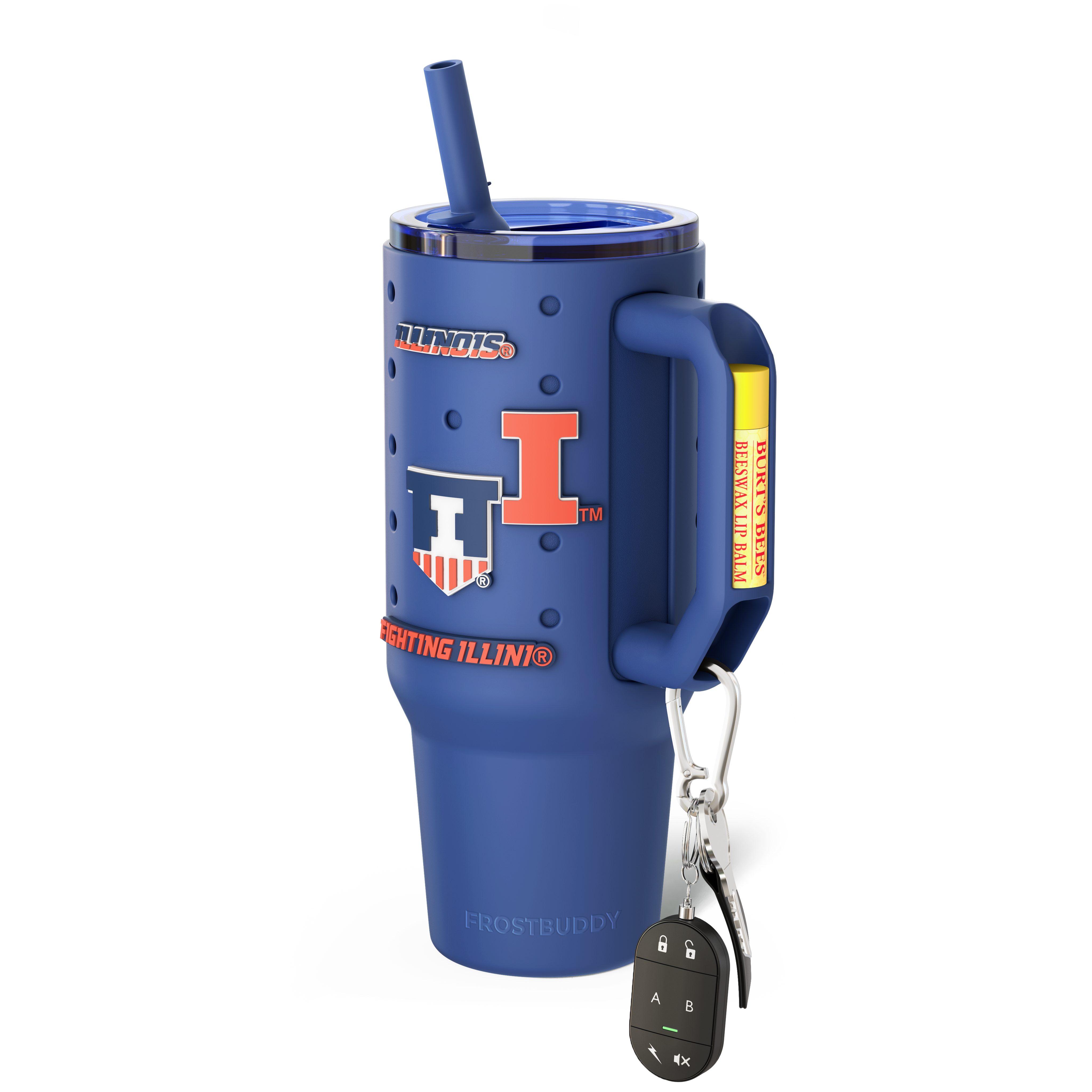 Thicc Buddy 40oz | Illinois Fighting Illini | Skin + Budz Bundle