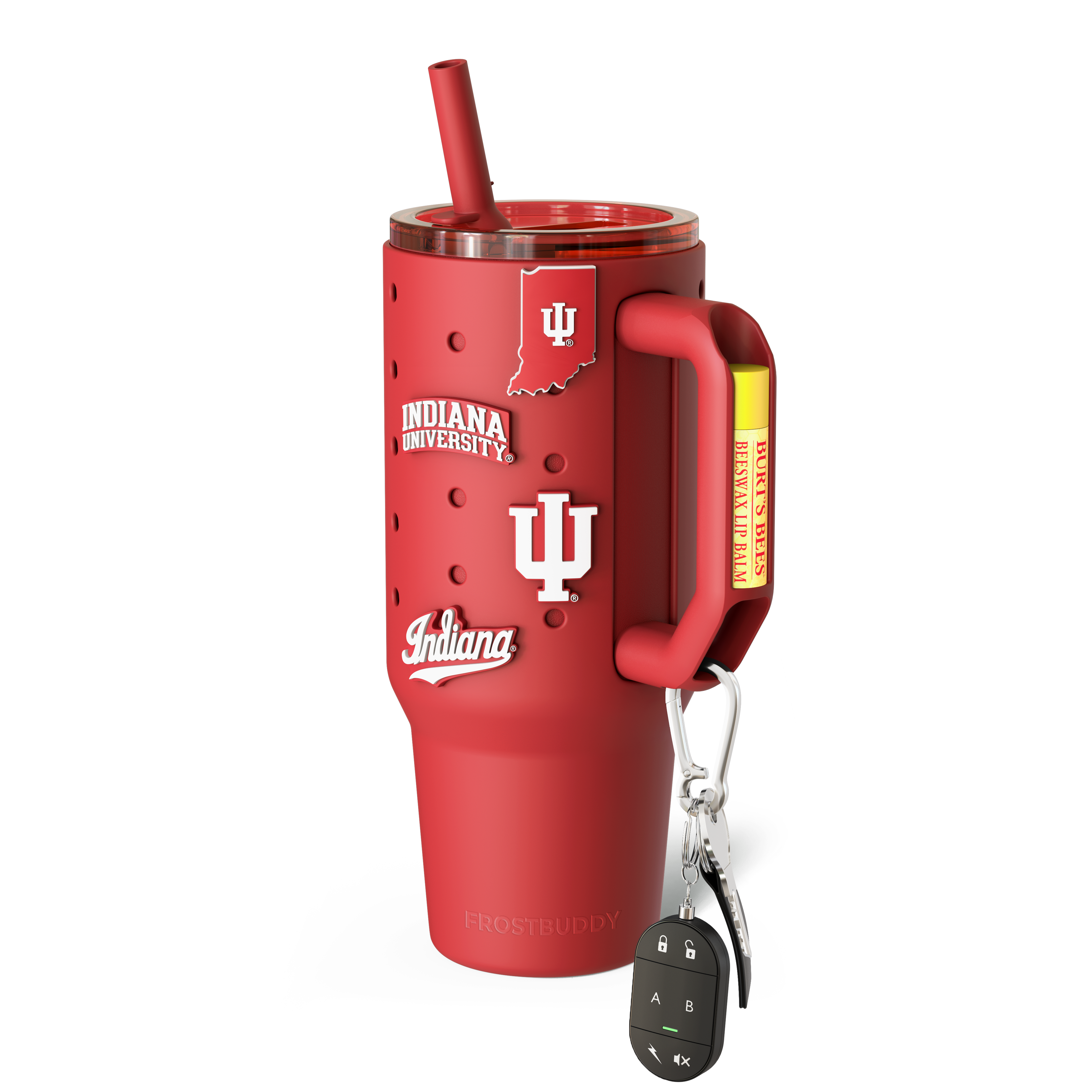 Thicc Buddy 40oz | Indiana Hoosiers | Skin + Budz Bundle