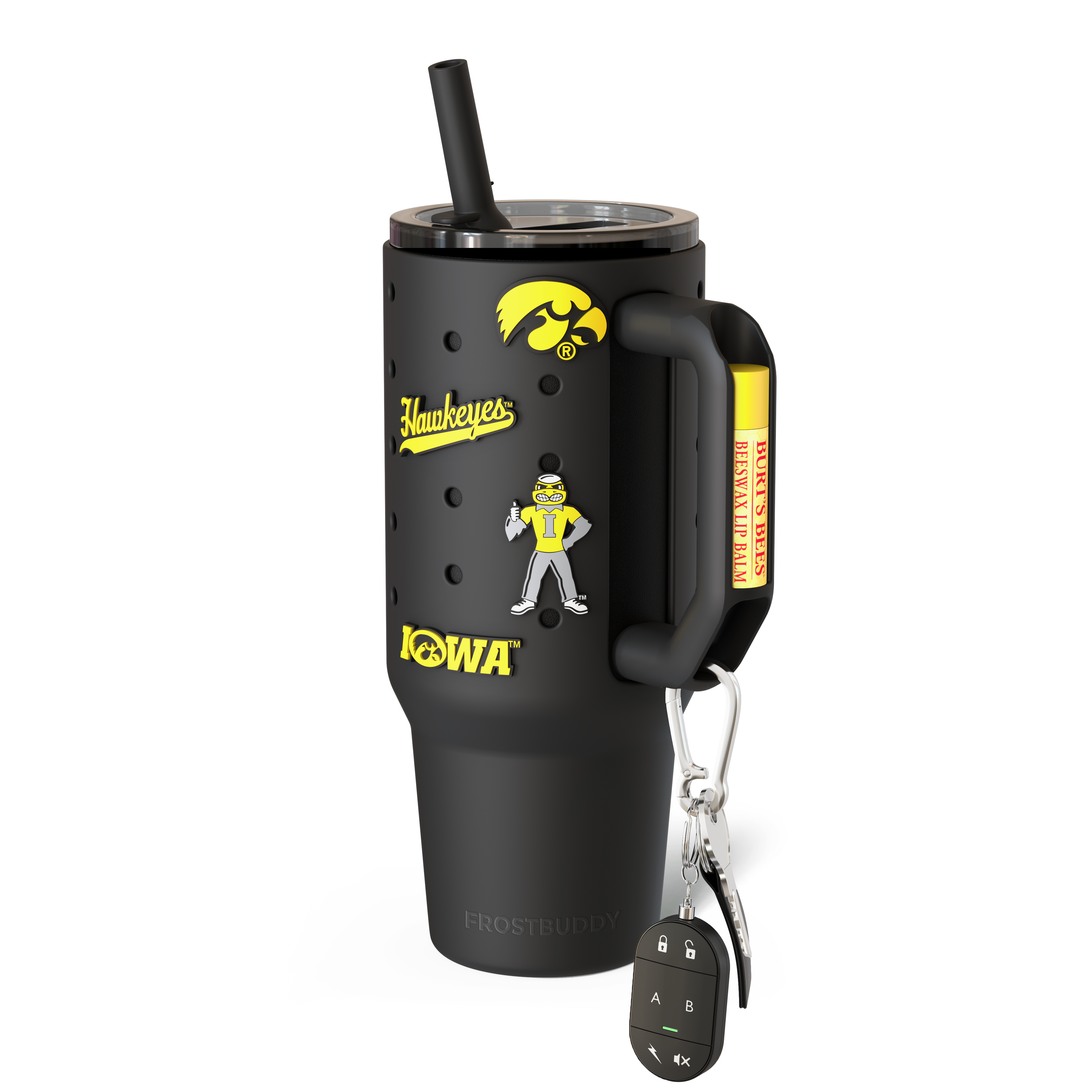 Thicc Buddy 40oz | Iowa Hawkeyes | Skin + Budz Bundle