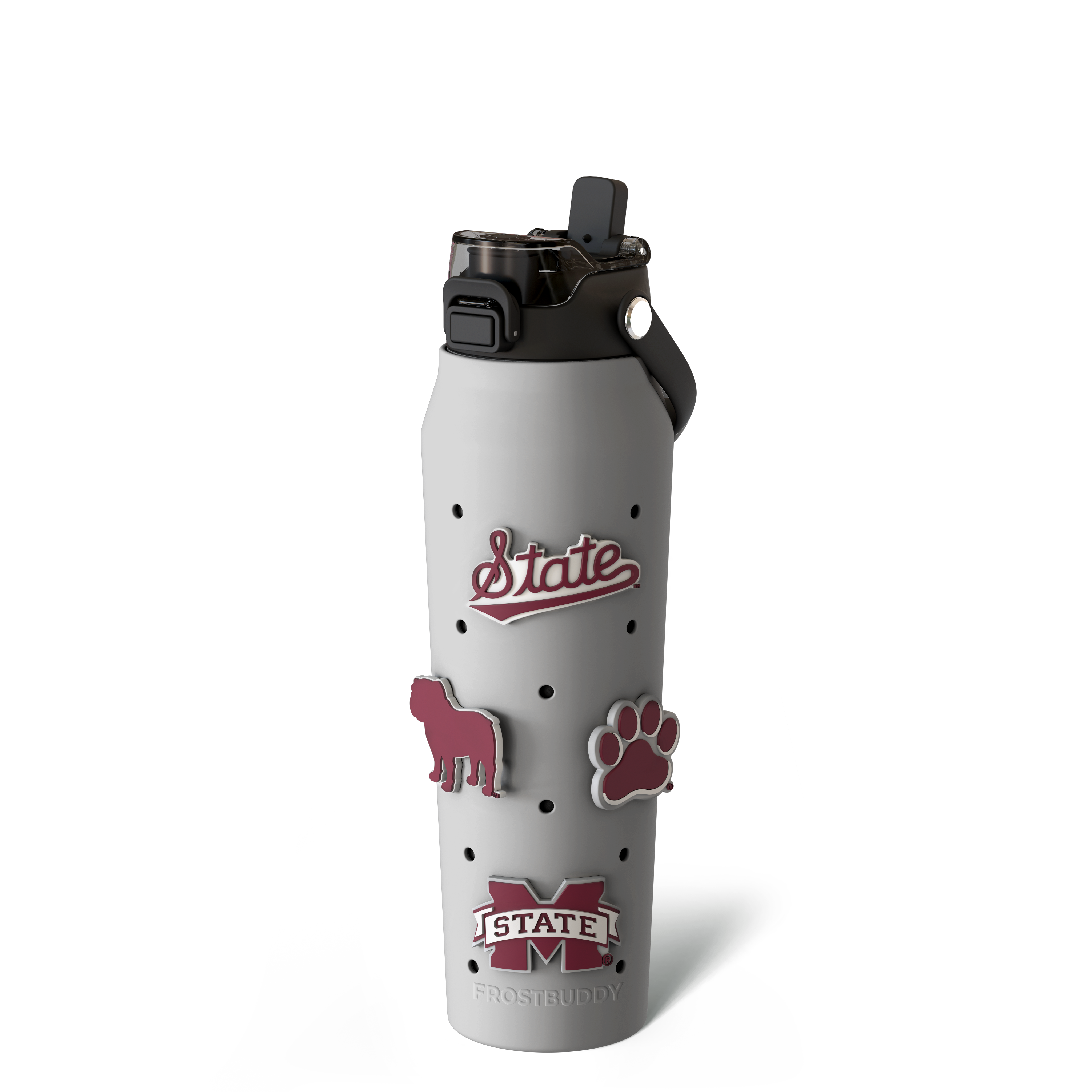 Bottle Buddy 32oz | Mississippi State Bulldogs | Skin + Budz Bundle
