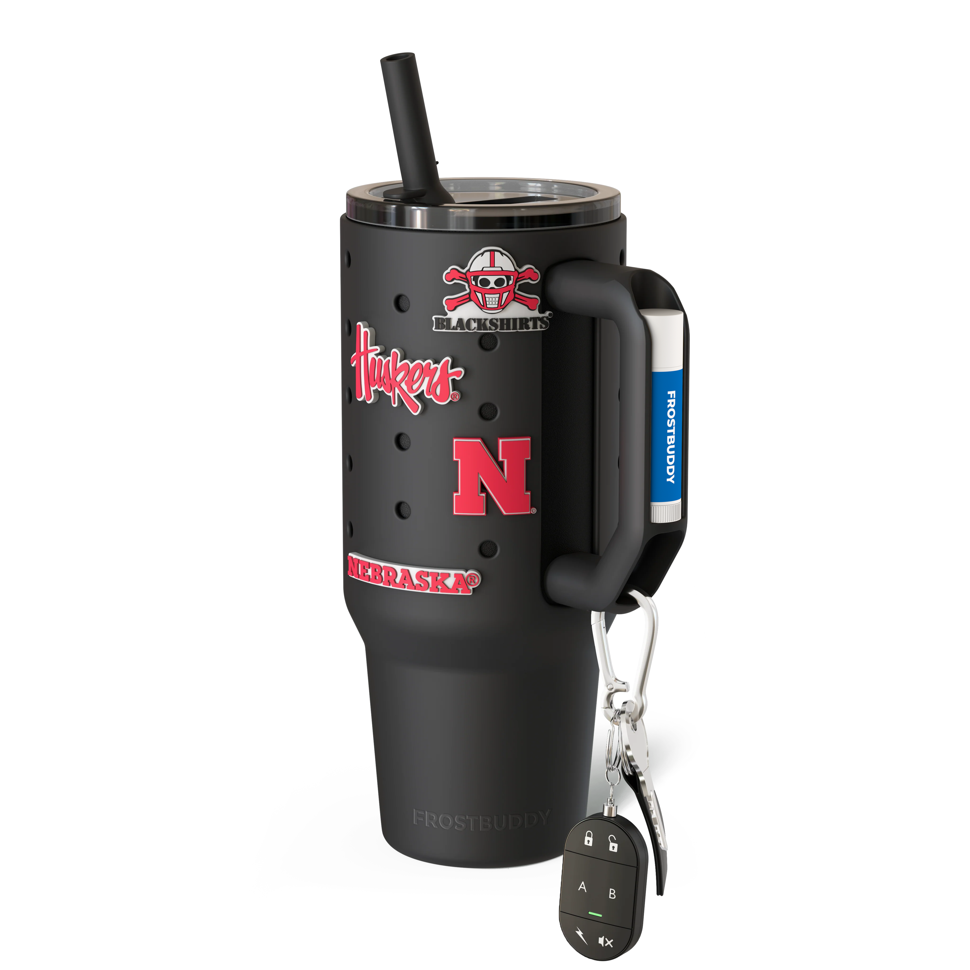 Thicc Buddy 40oz | Nebraska Cornhuskers | Skin + Budz Bundle