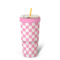 To-Go Buddy | Pink Checkered