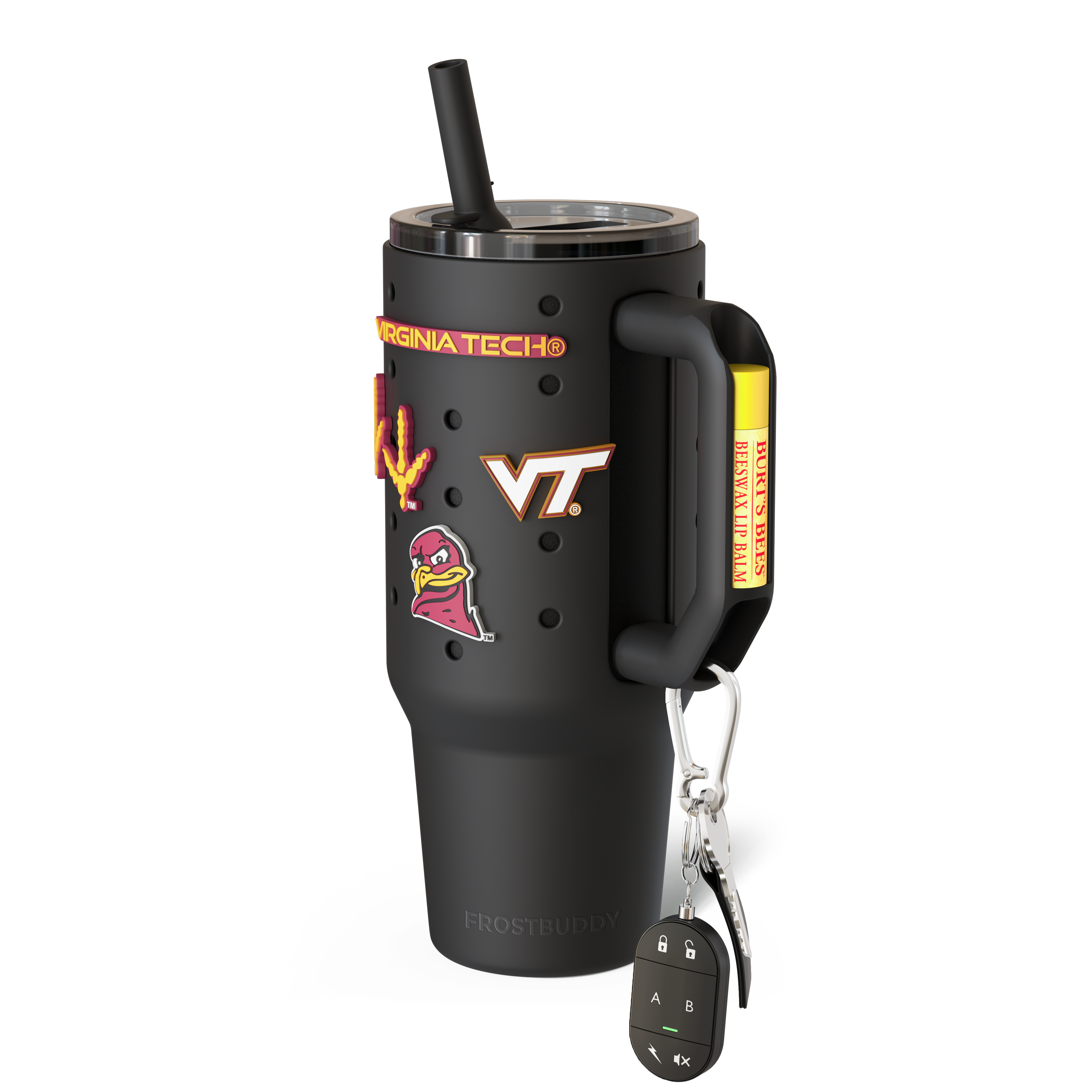 Thicc Buddy 40oz | Virginia Tech Hokies | Skin + Budz Bundle