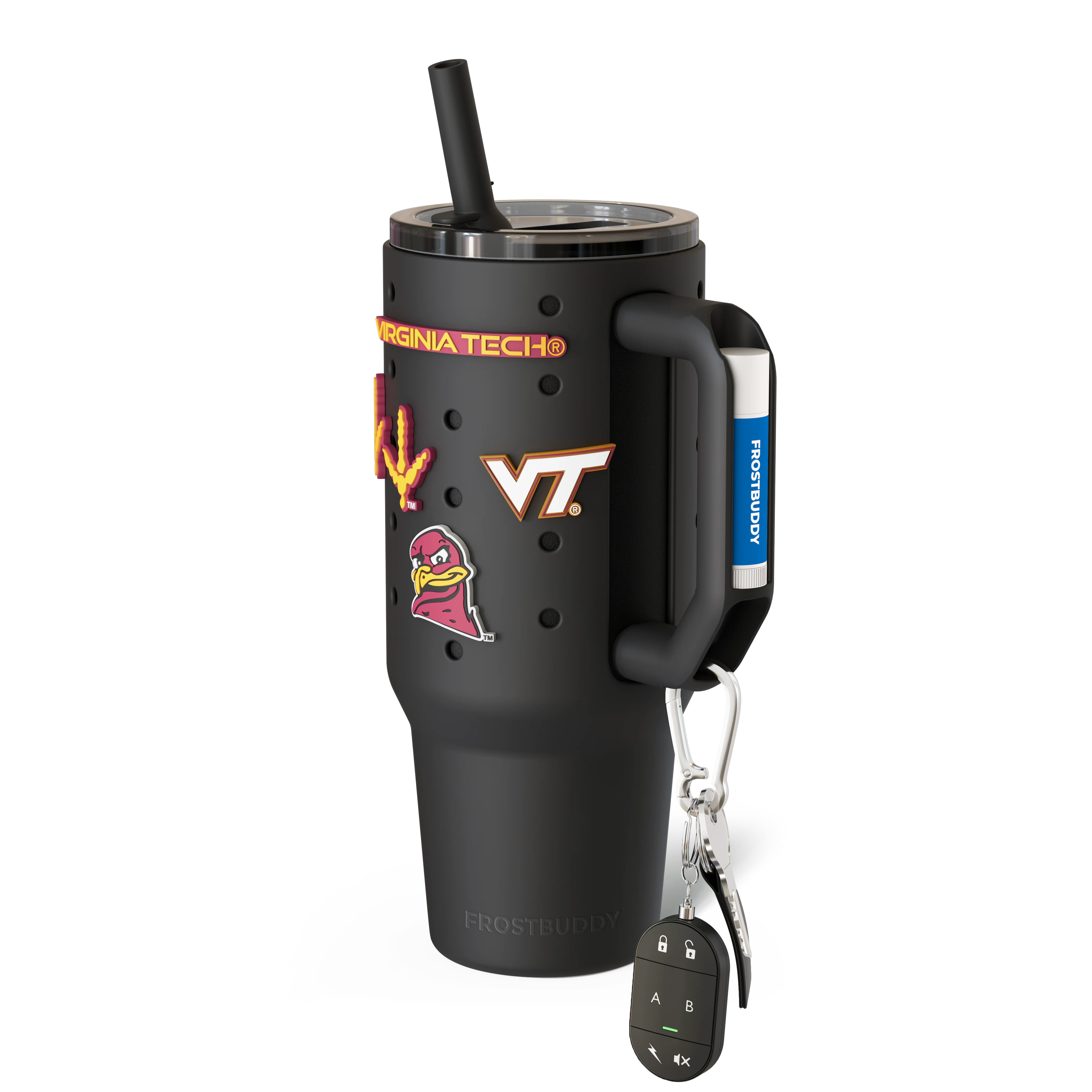 Thicc Buddy 40oz | Virginia Tech Hokies | Skin + Budz Bundle
