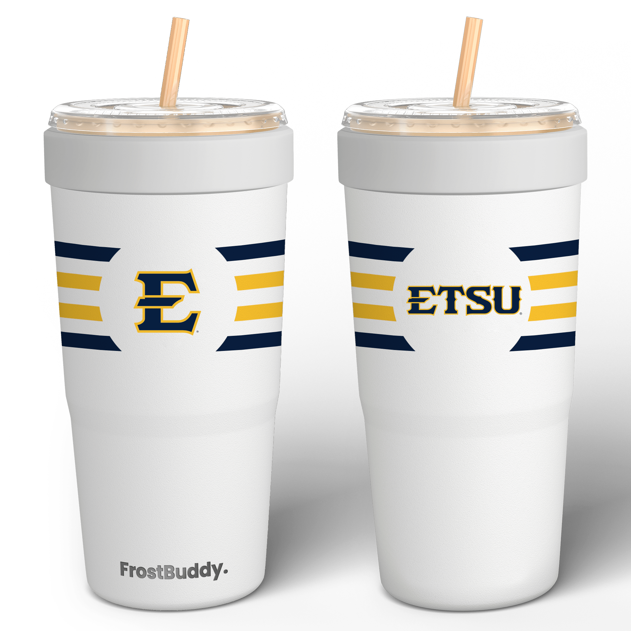 Frost Buddy Center Stripe (white) To-Go Buddy | East Tennessee University