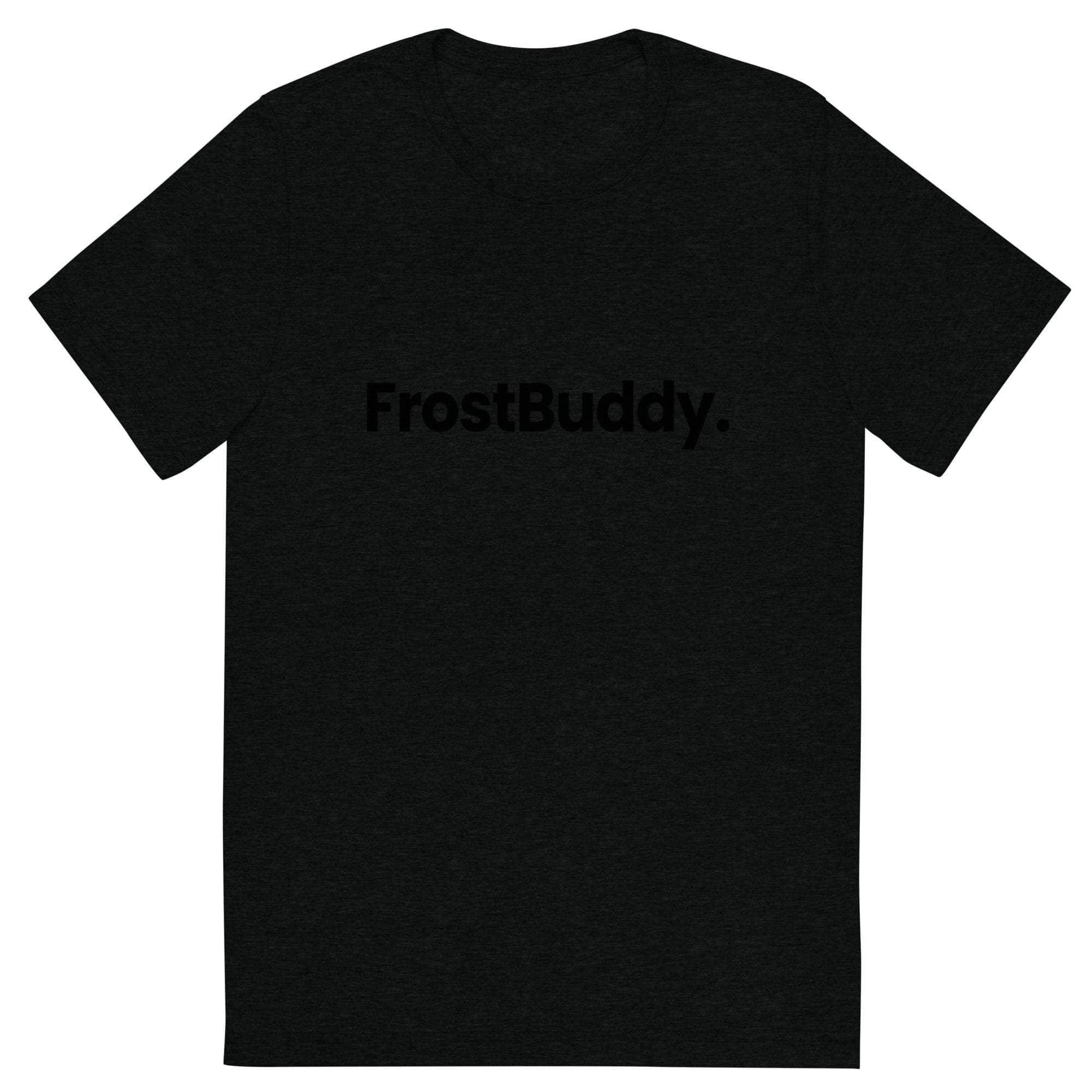 Frost Buddy  Solid Black Triblend / XS Logo Short Sleeve T-shirt