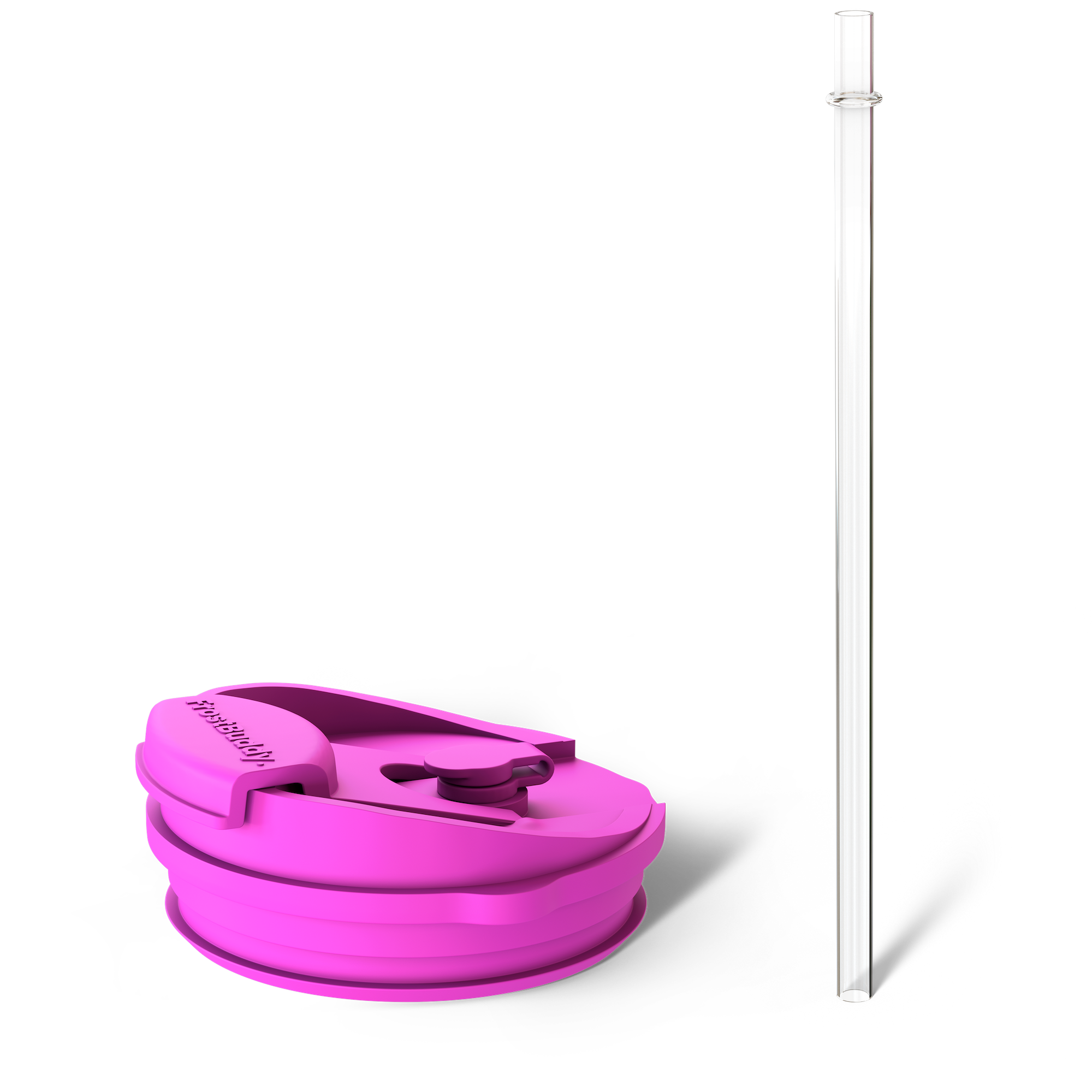 Frost Buddy Wholesale Neon Purple To-Go Buddy Lid #color_neon purple