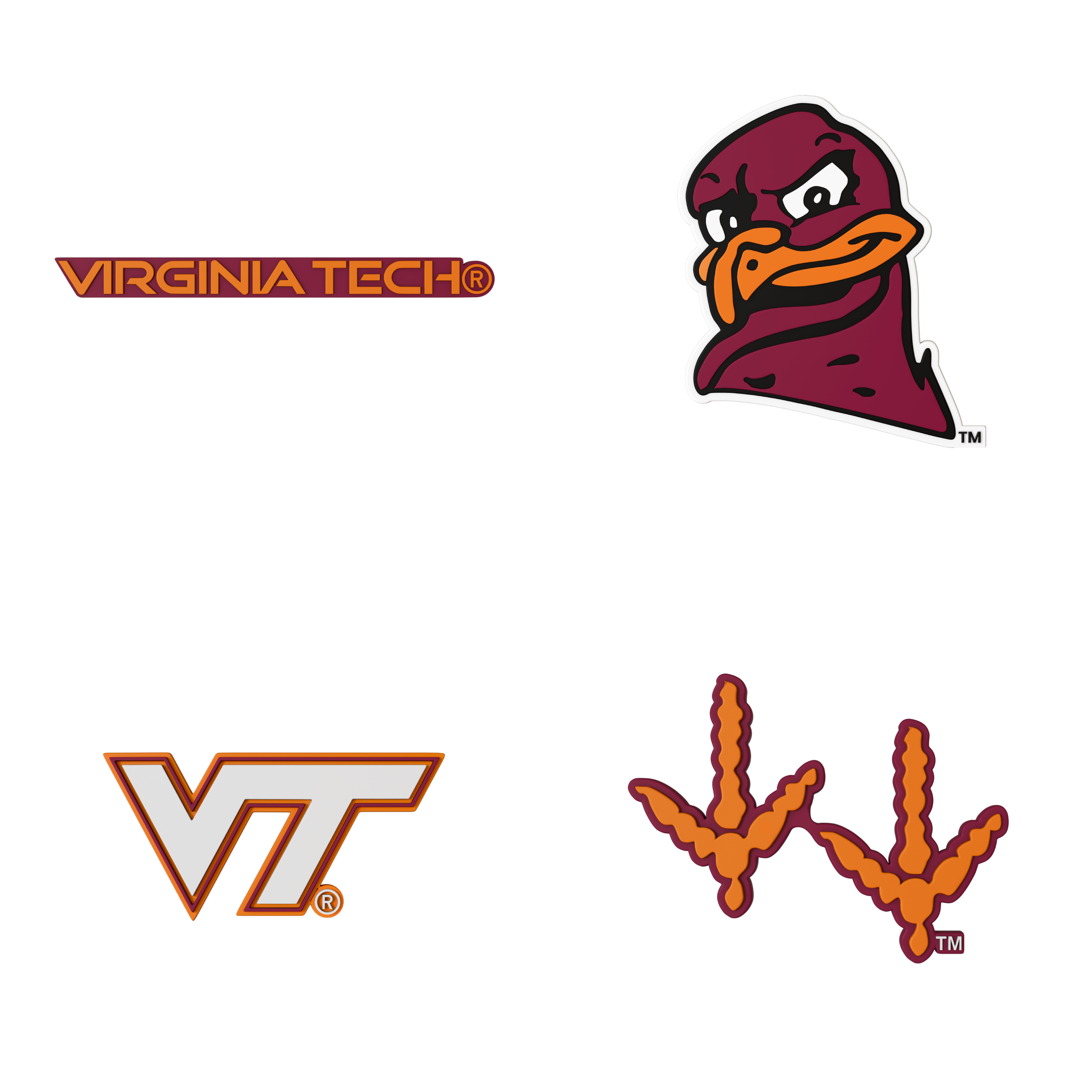 トップス FANTASTICS buddix Budz | Virginia Tech Hokies | 4-Pack Bundle – Frost Buddy