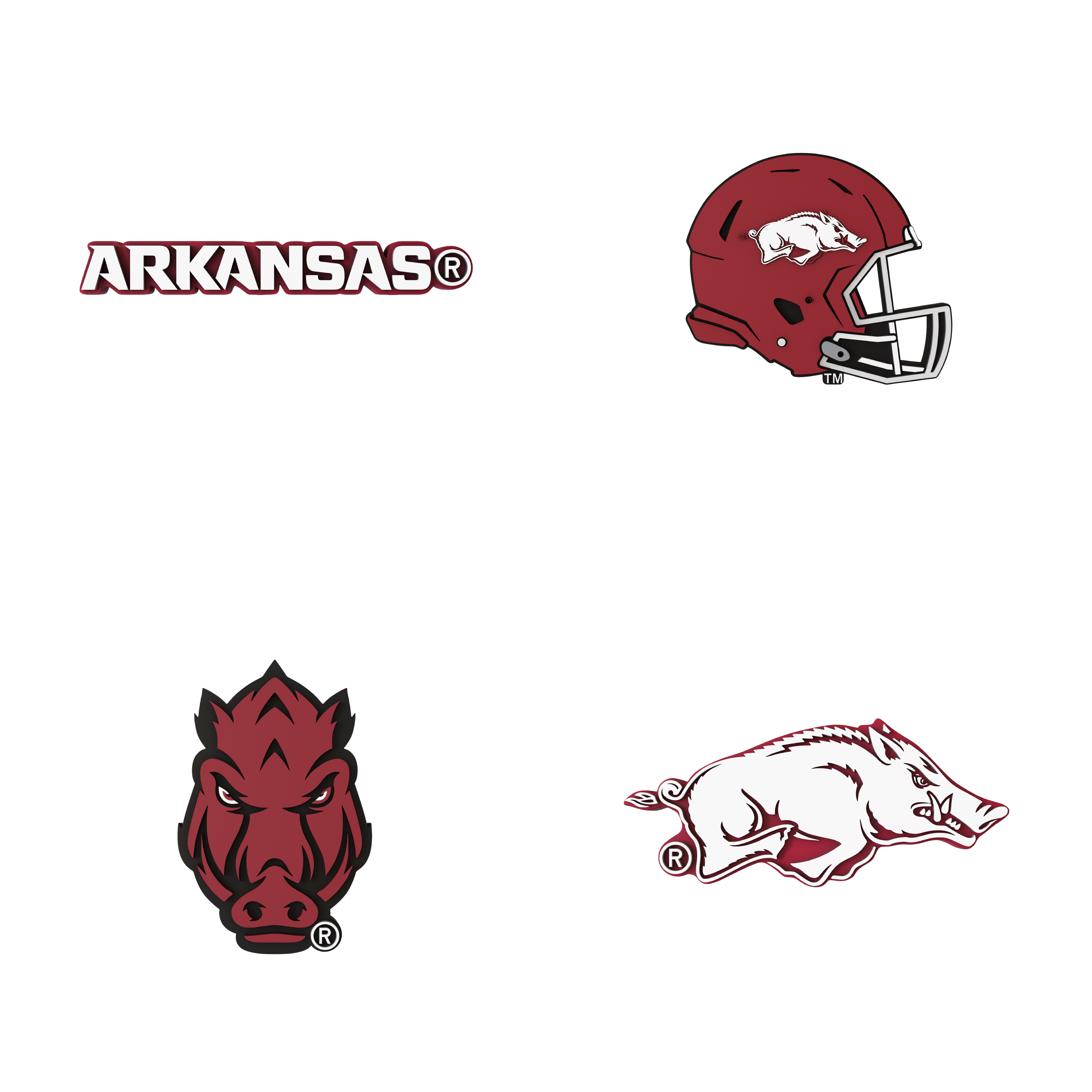 Budz | Arkansas Razorbacks | 4-Pack Bundle