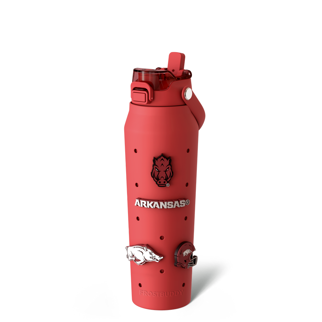 Bottle Buddy 32oz | Arkansas Razorbacks | Skin + Budz Bundle