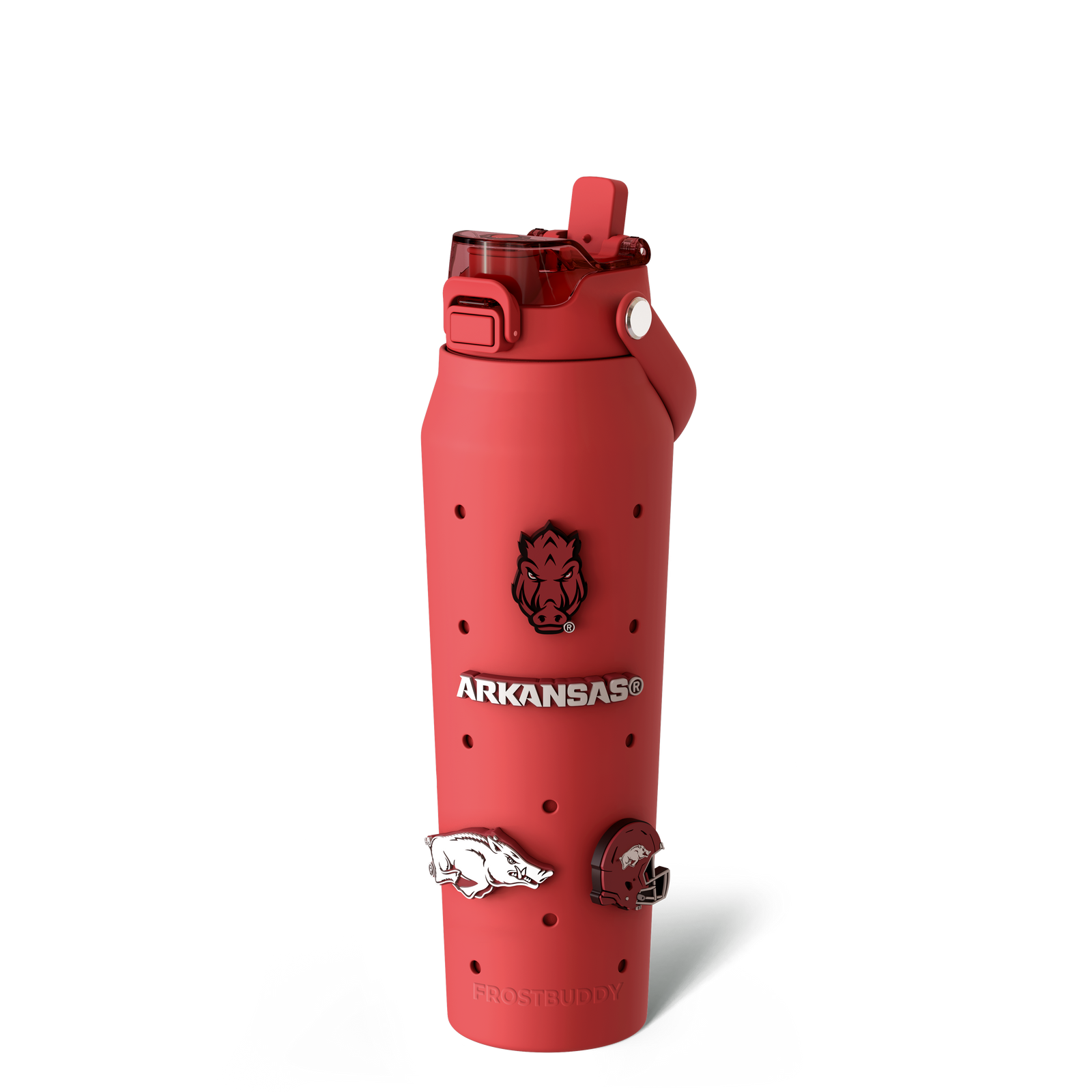 Bottle Buddy 32oz | Arkansas Razorbacks | Skin + Budz Bundle