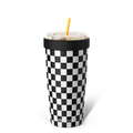To-Go Buddy | Black & White Checkered