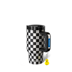 Thicc Buddy 16oz | Black & White Checkered
