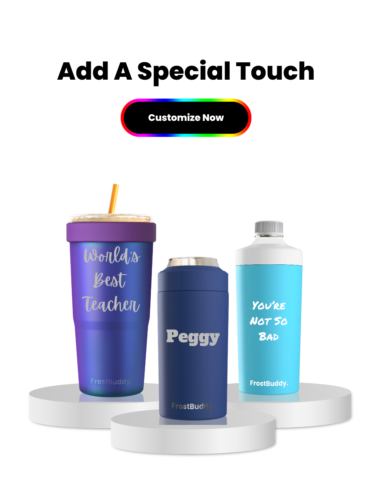 Personalized Engraved Frost Buddy Universal Can Cooler – Sunny Box