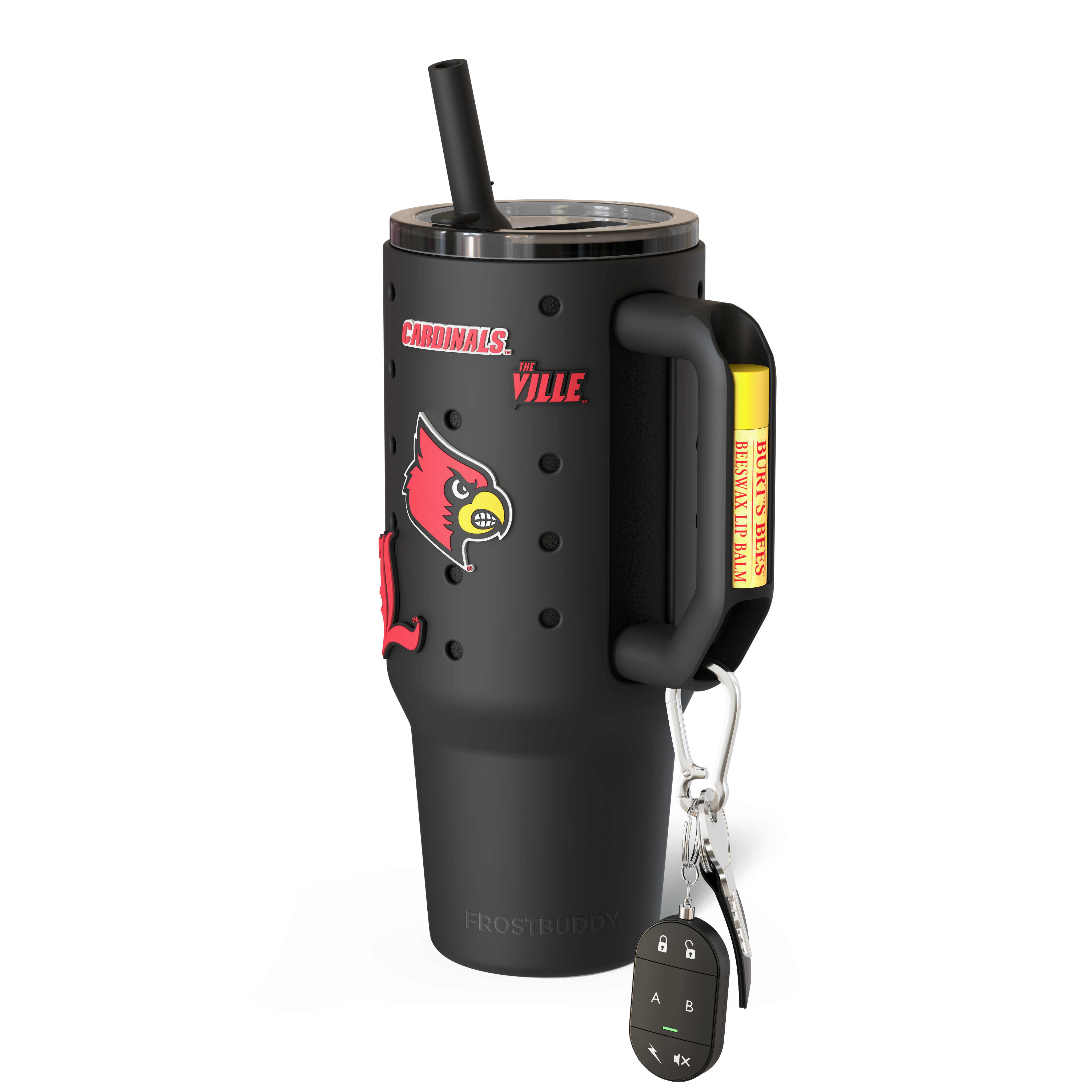 Thicc Buddy 40oz | Louisville Cardinals | Skin + Budz Bundle