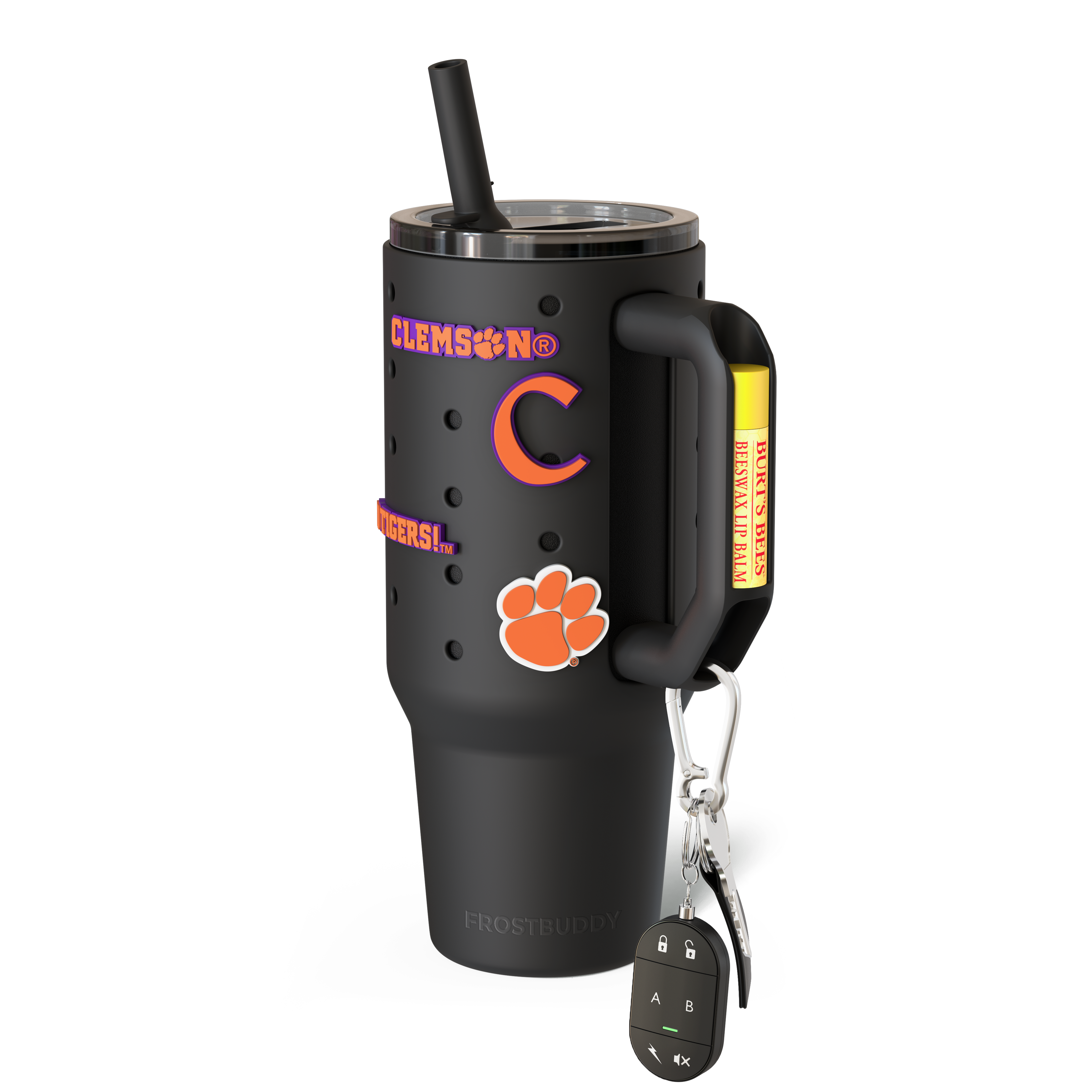 Thicc Buddy 40oz | Clemson Tigers | Skin + Budz Bundle