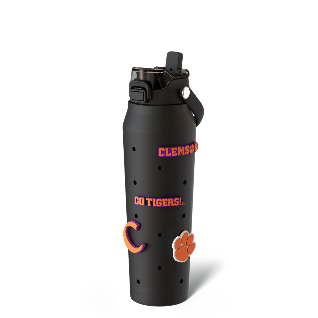 Bottle Buddy 32oz | Clemson Tigers | Skin + Budz Bundle