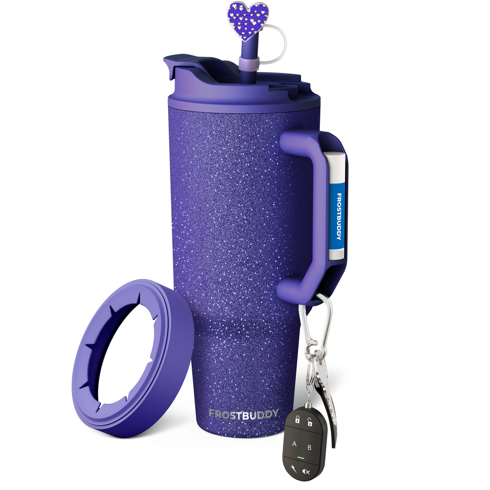 Thicc Buddy 50oz | Purple Glitz