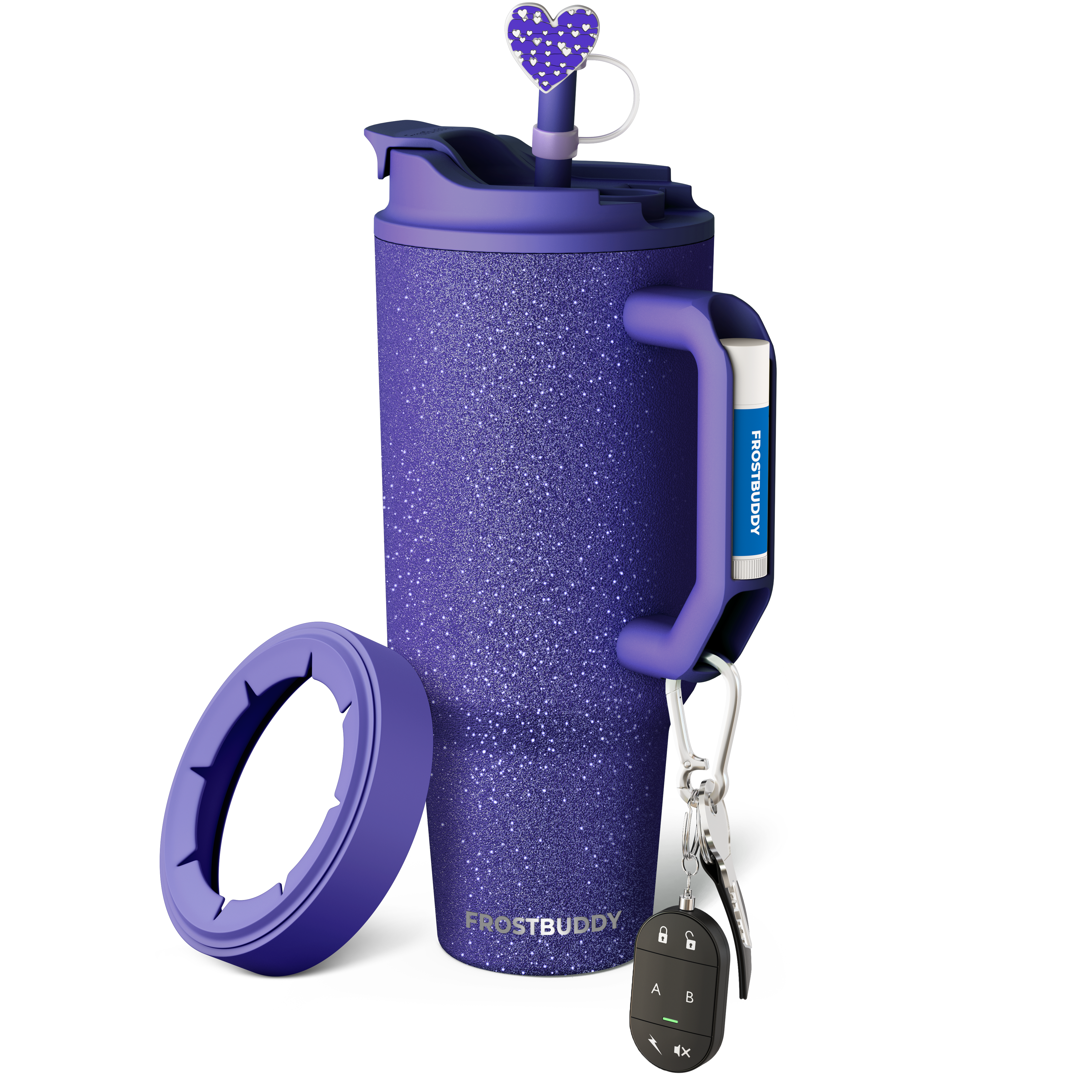 Thicc Buddy 50oz | Purple Glitz