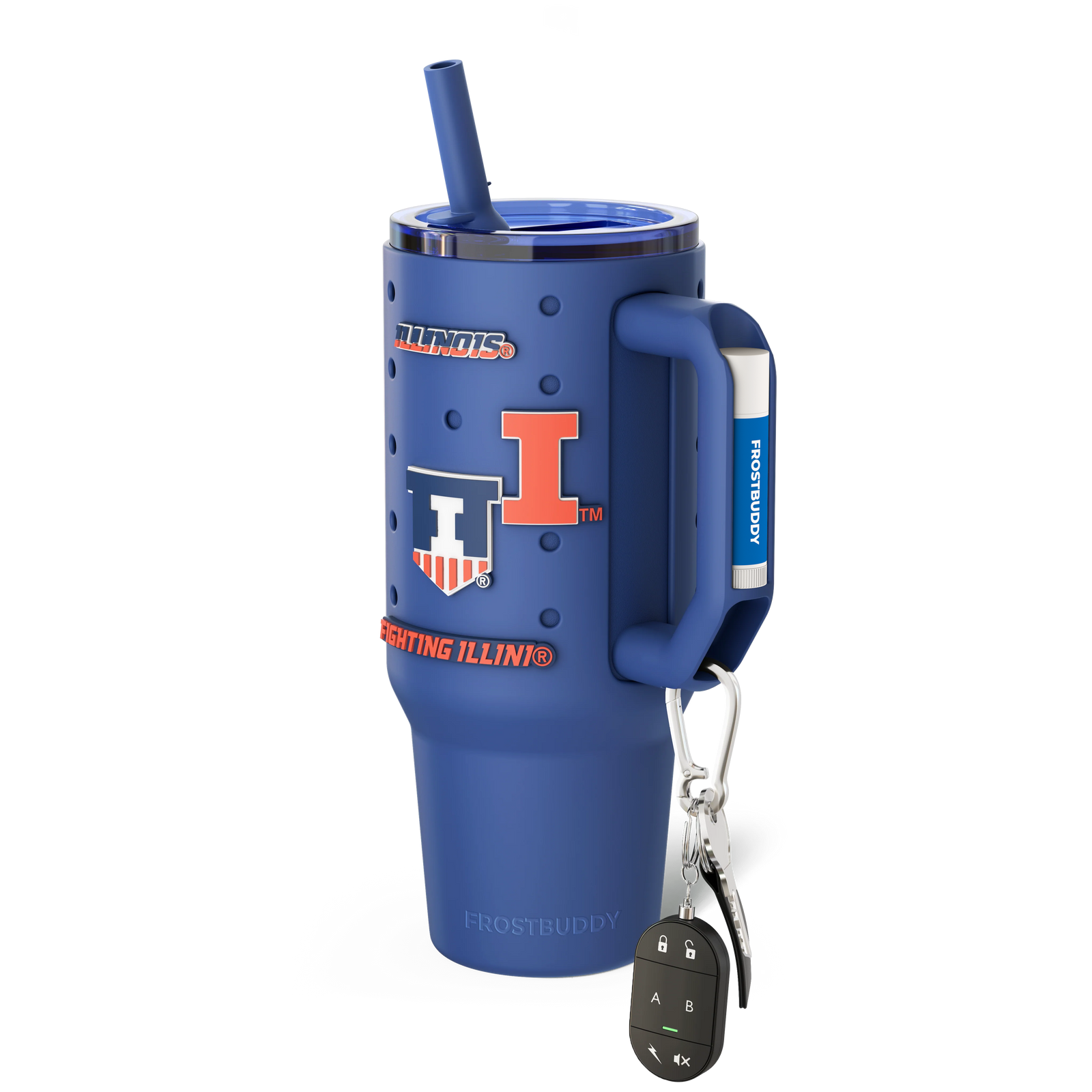 Thicc Buddy 40oz | Illinois Fighting Illini | Skin + Budz Bundle