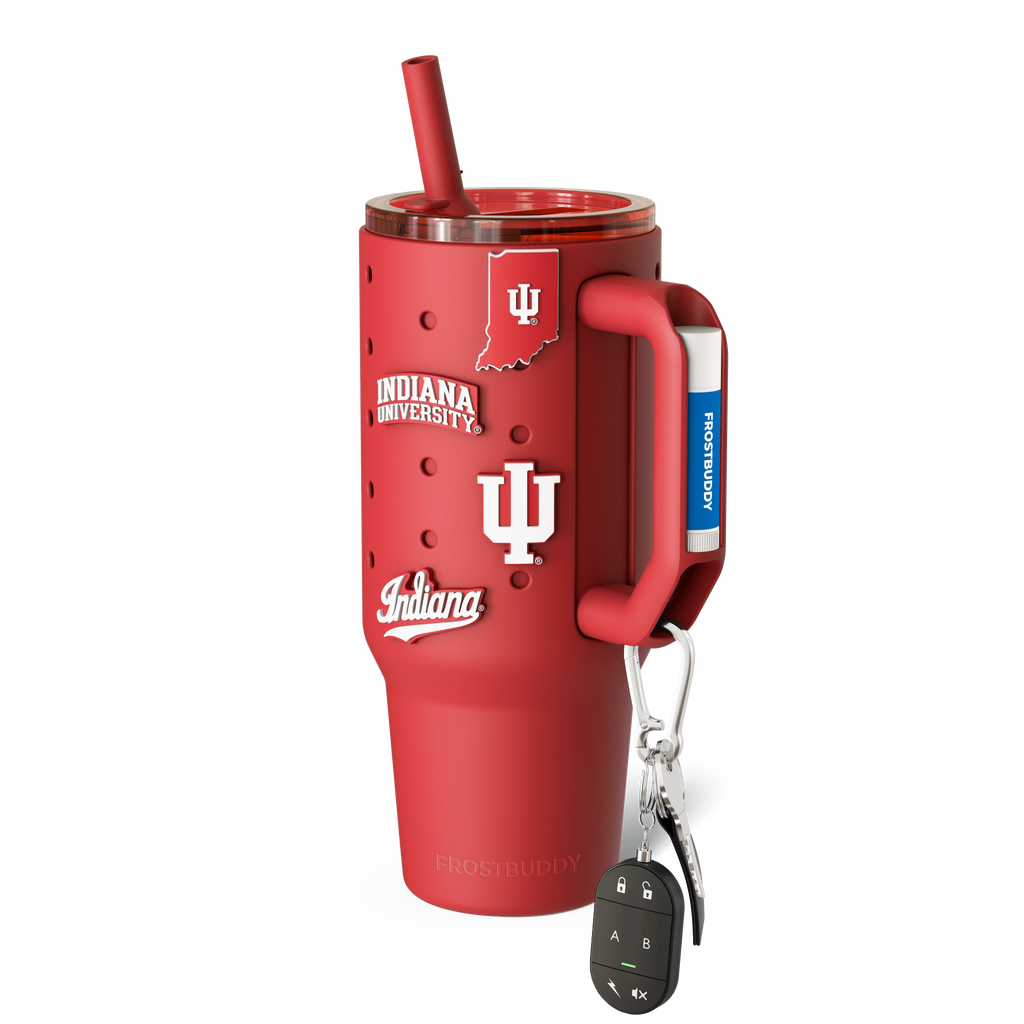 Thicc Buddy 40oz | Indiana Hoosiers | Skin + Budz Bundle