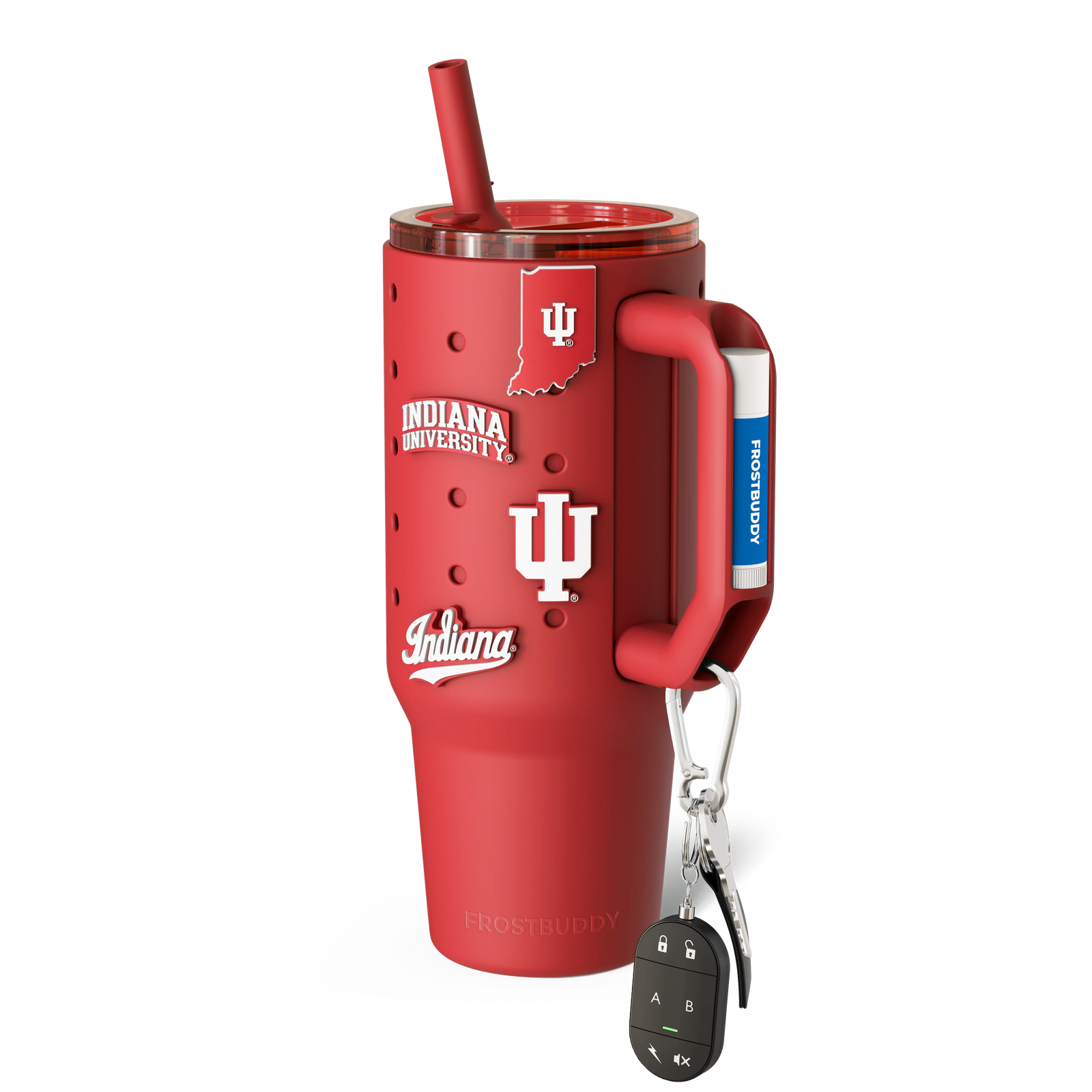Thicc Buddy 40oz | Indiana Hoosiers | Skin + Budz Bundle