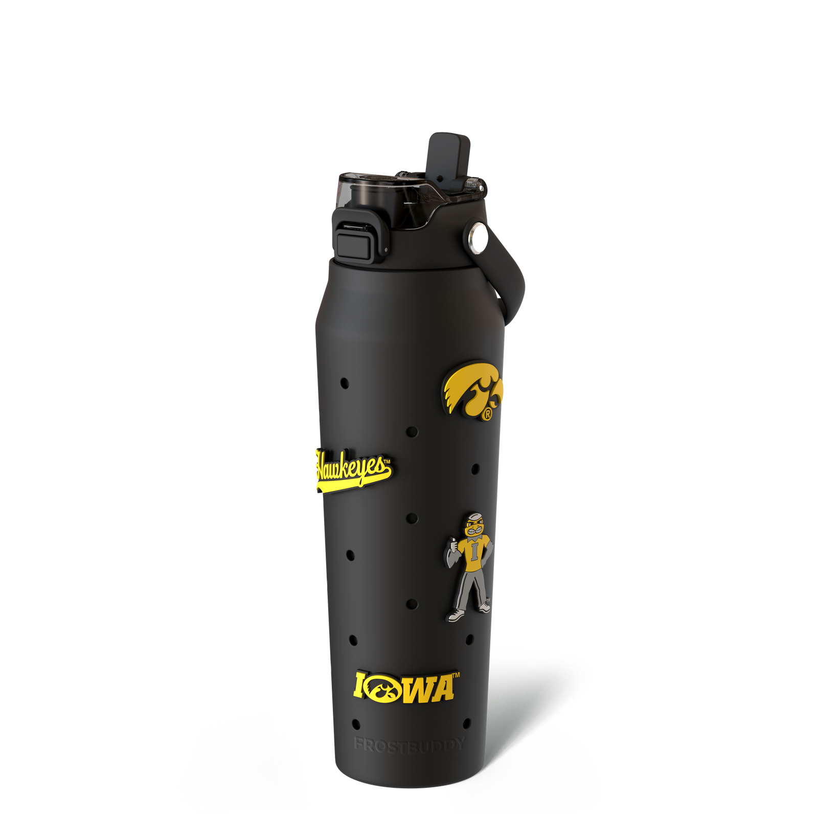 Bottle Buddy 32oz | Iowa Hawkeyes | Skin + Budz Bundle