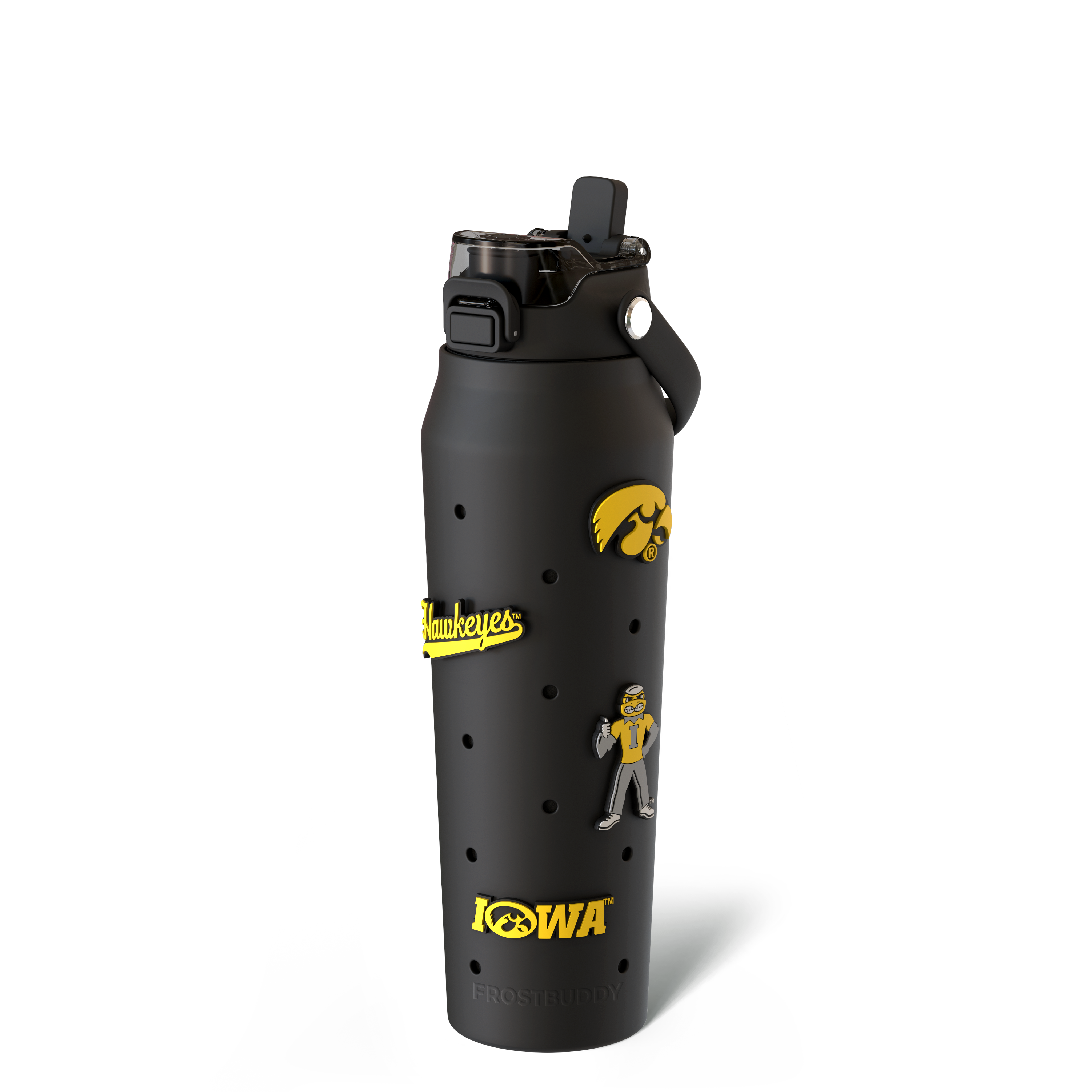 Bottle Buddy 32oz | Iowa Hawkeyes | Skin + Budz Bundle