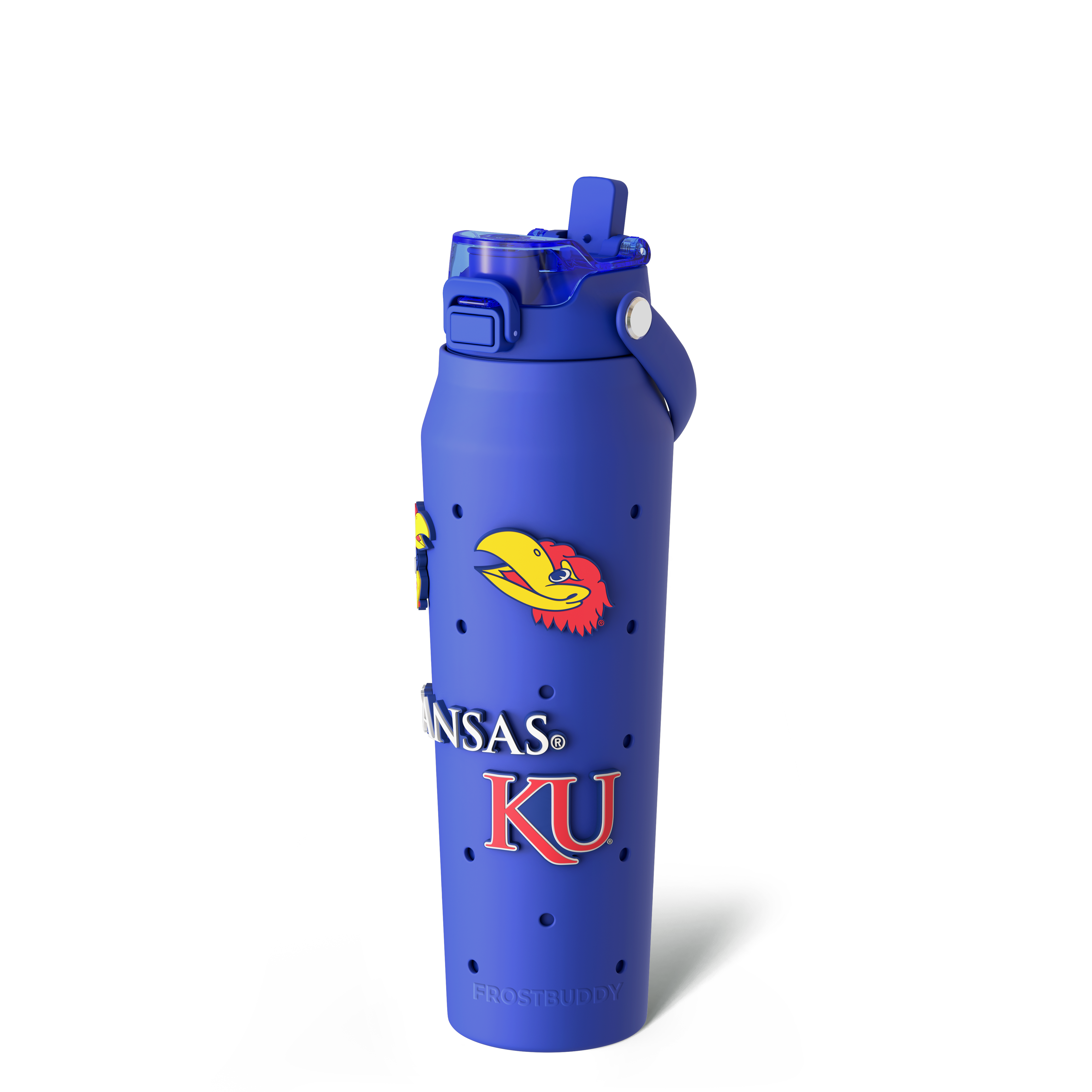 Bottle Buddy 32oz | Kansas Jayhawks | Skin + Budz Bundle