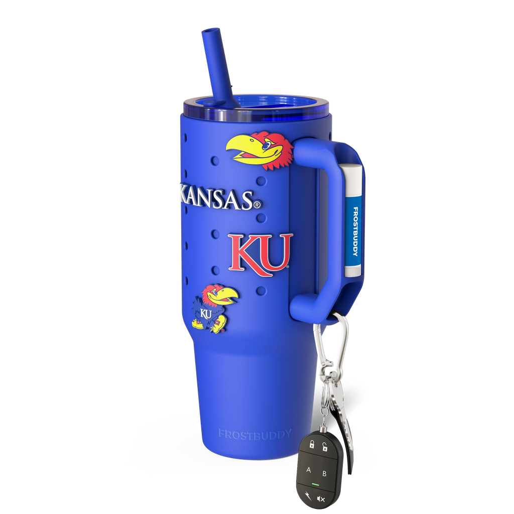 Thicc Buddy 40oz | Kansas Jayhawks | Skin + Budz Bundle