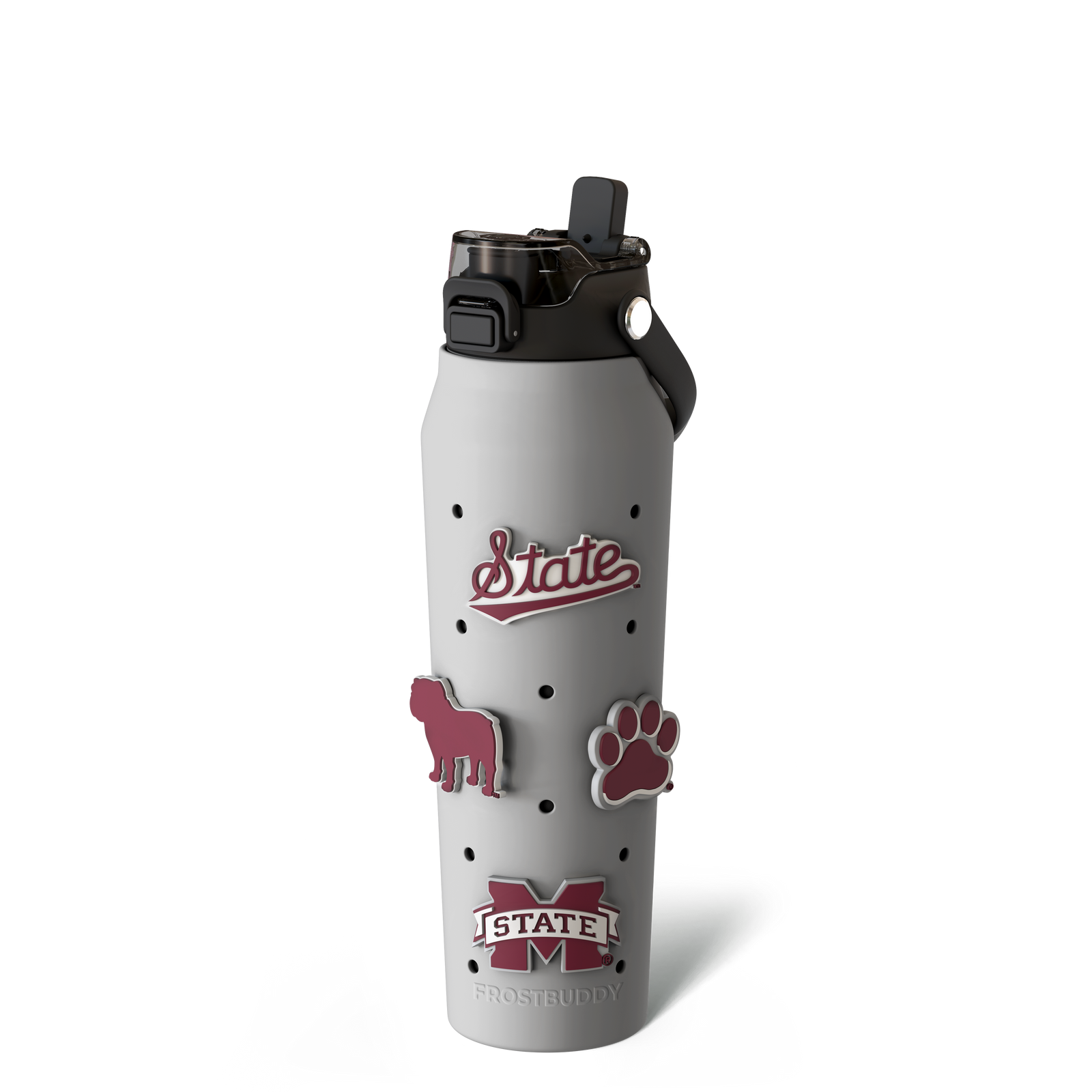 Bottle Buddy 32oz | Mississippi State Bulldogs | Skin + Budz Bundle
