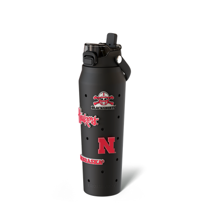 Bottle Buddy 32oz | Nebraska Cornhuskers | Skin + Budz Bundle