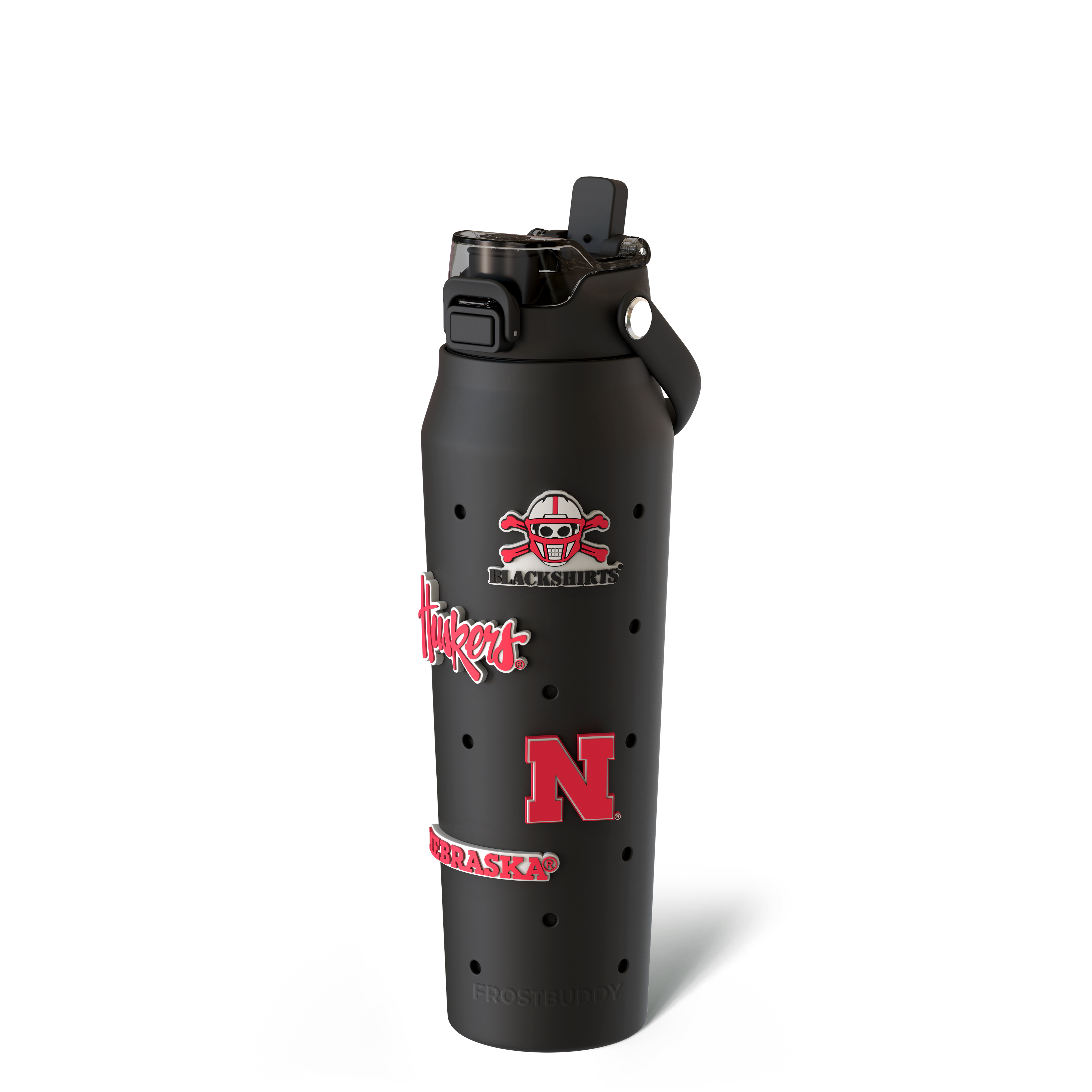 Bottle Buddy 32oz | Nebraska Cornhuskers | Skin + Budz Bundle