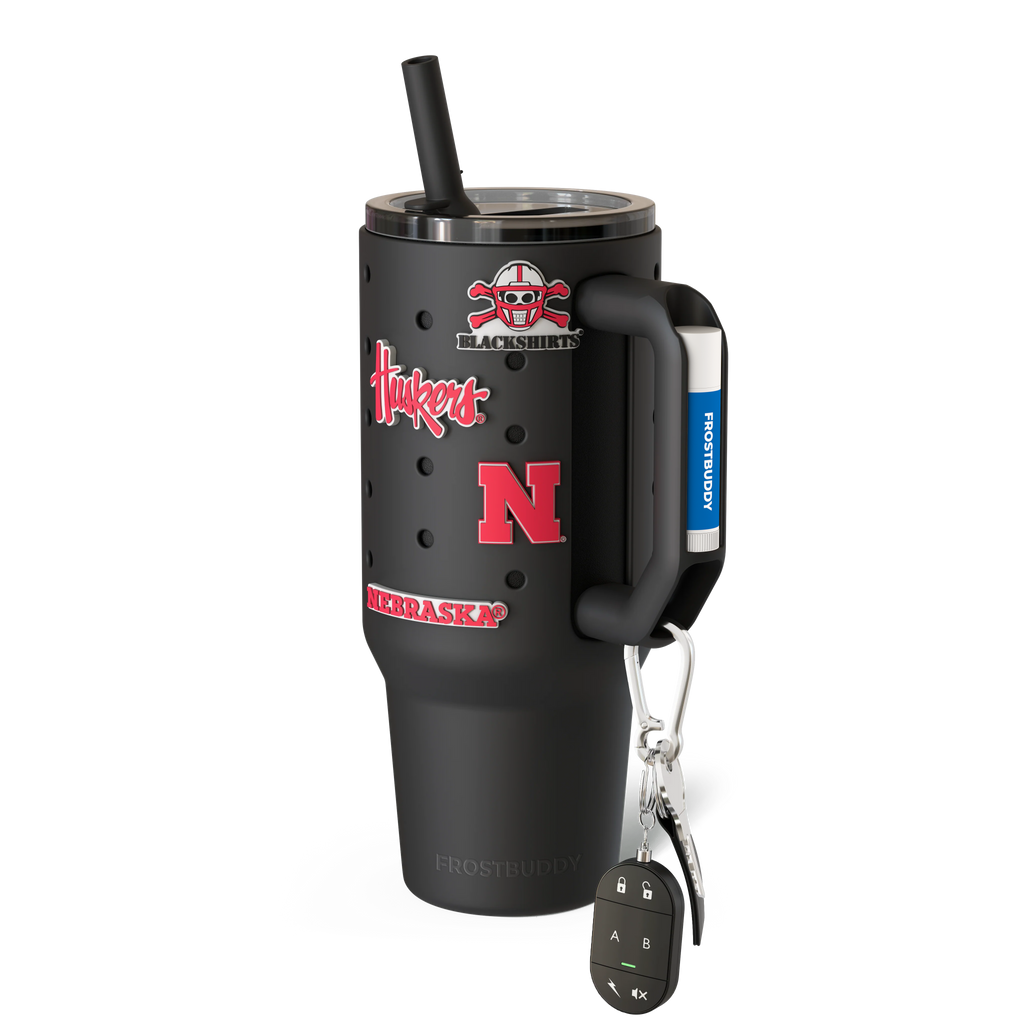 Thicc Buddy 40oz | Nebraska Cornhuskers | Skin + Budz Bundle