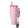 Thicc Buddy 40oz | Pink Checkered