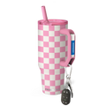 Thicc Buddy 40oz | Pink Checkered