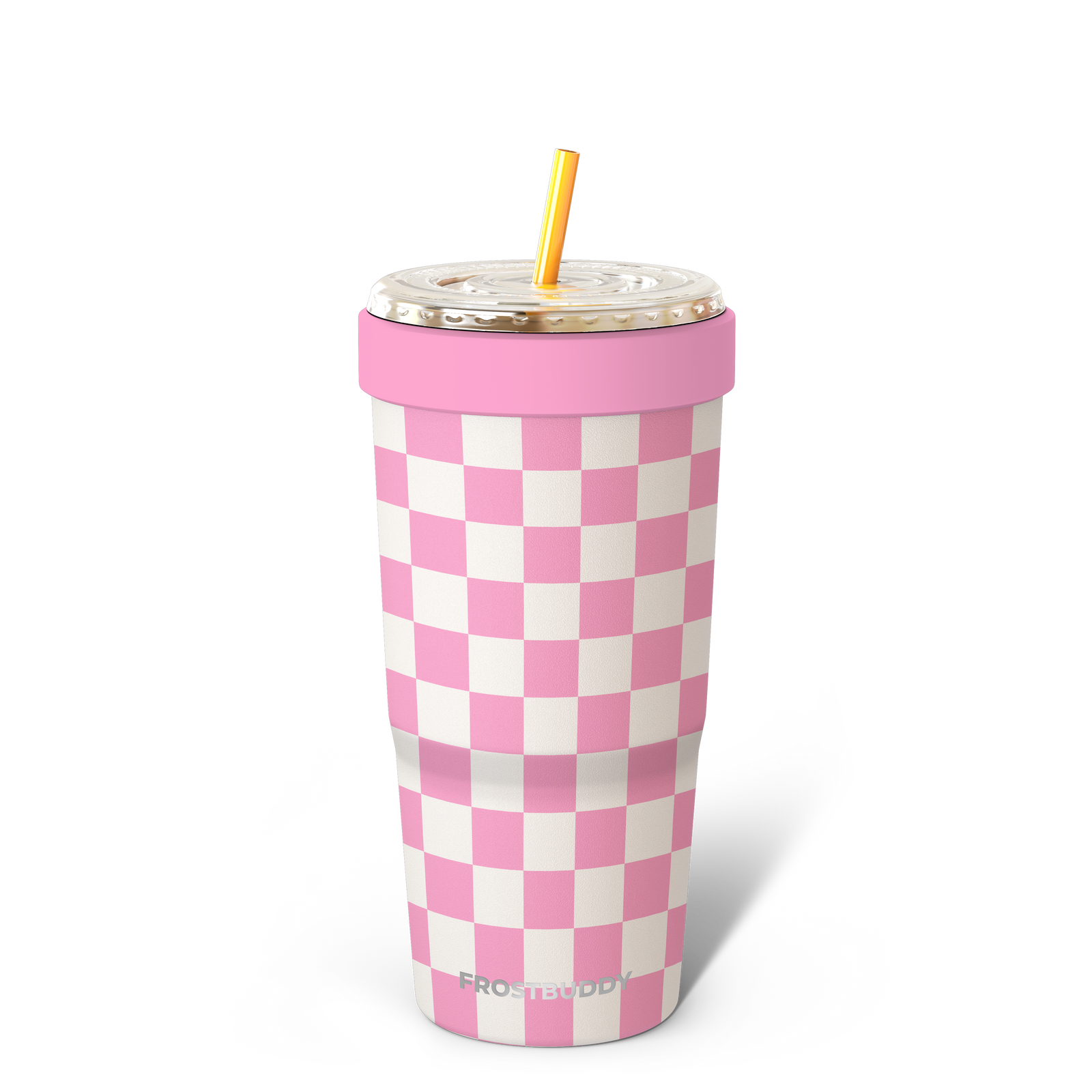 To-Go Buddy | Pink Checkered