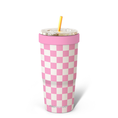 To-Go Buddy | Pink Checkered