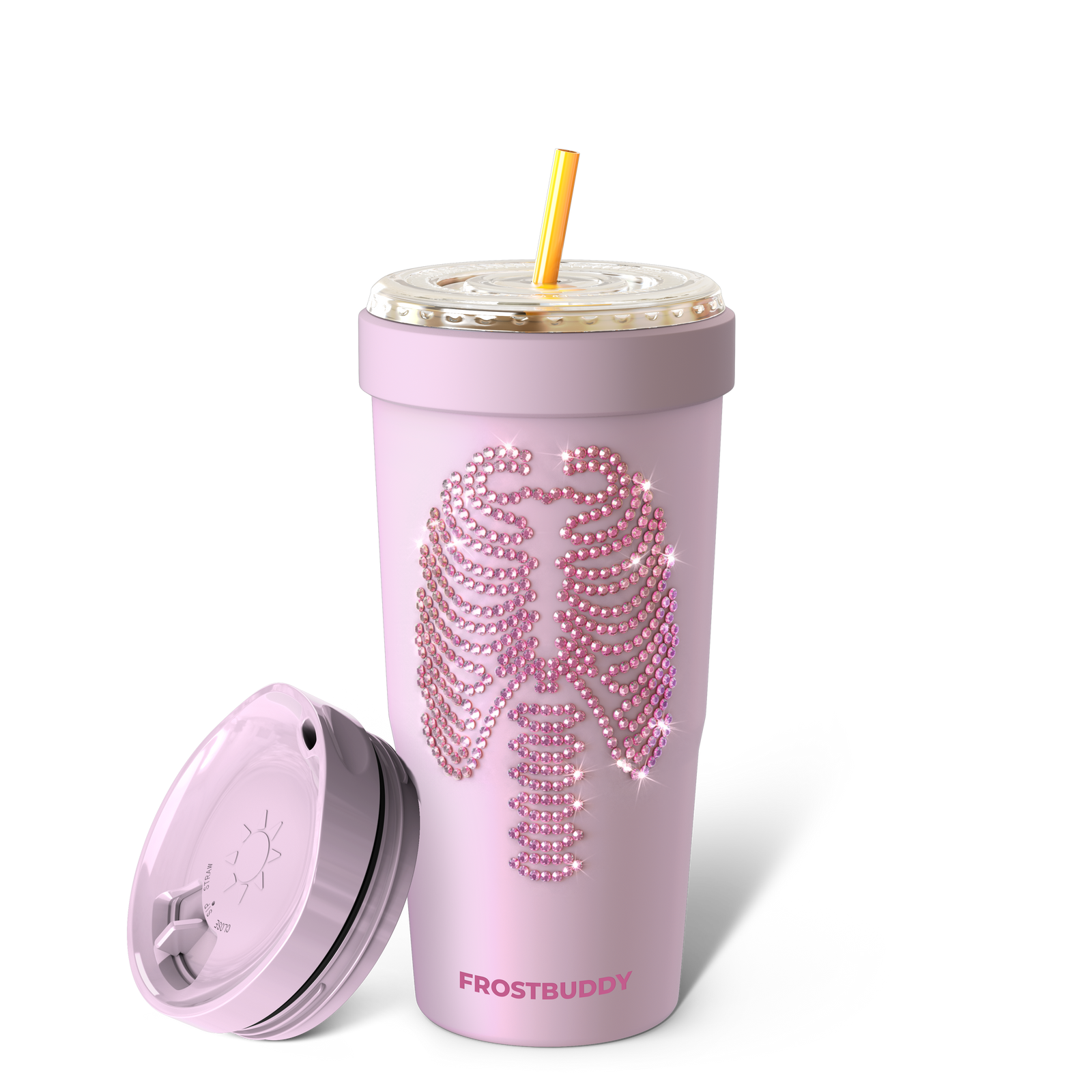 To-Go Buddy | Pink Skeleton