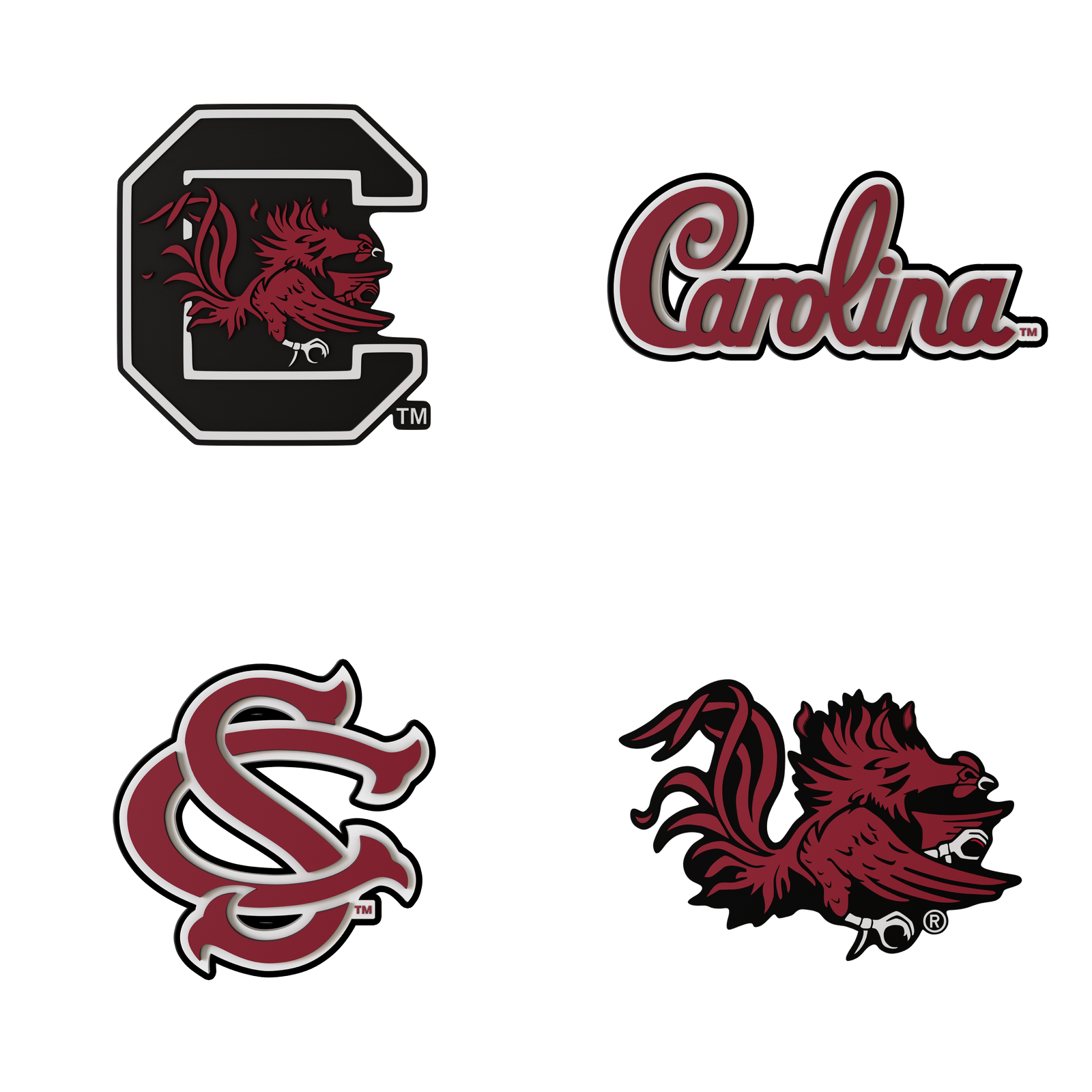 Budz | South Carolina Gamecocks | 4-Pack Bundle