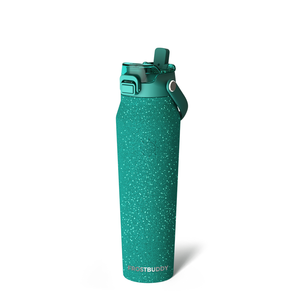 Bottle Buddy 32oz | Teal Glitz