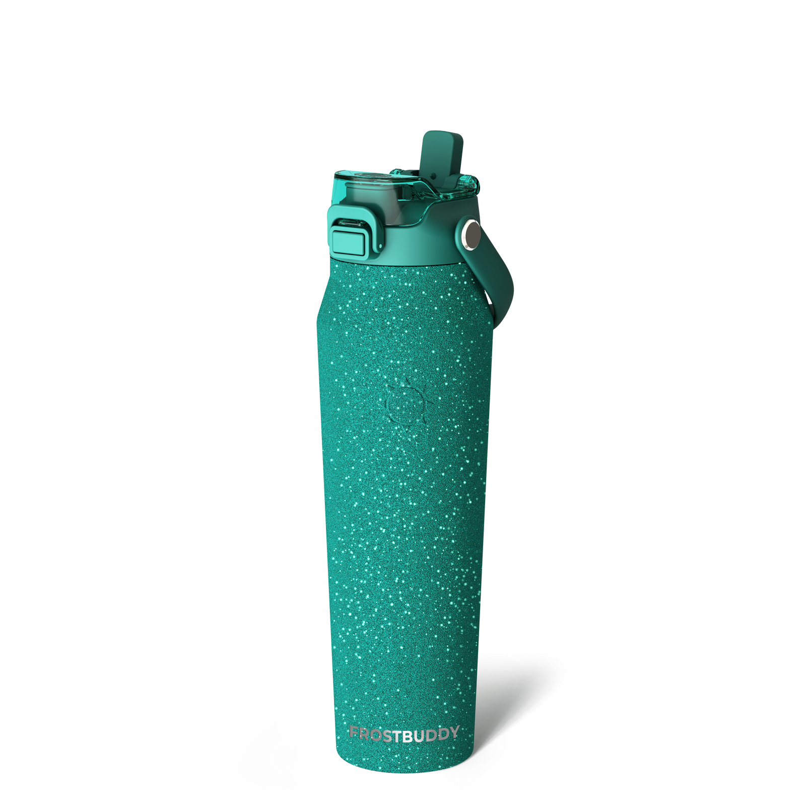 Bottle Buddy 32oz | Teal Glitz