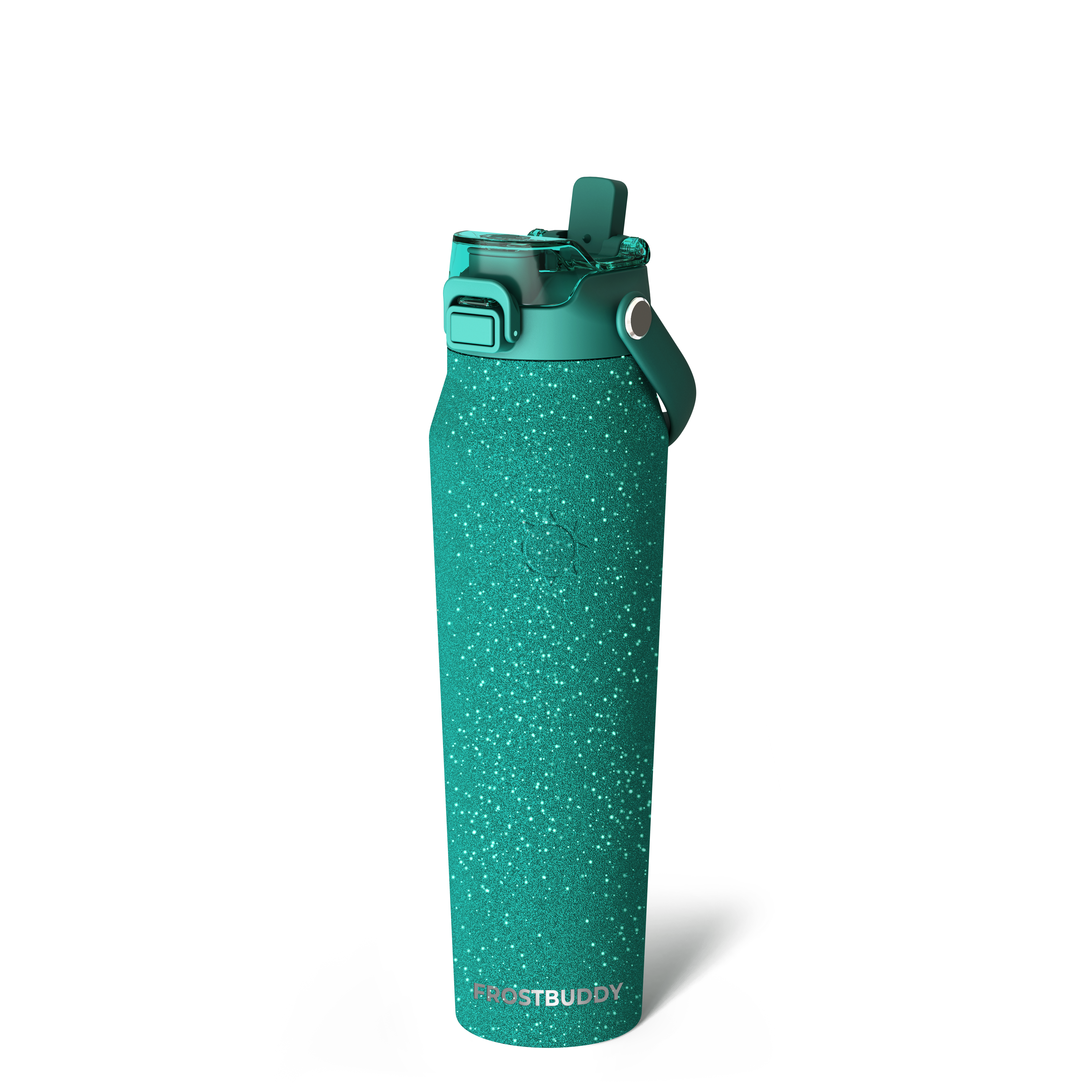 Bottle Buddy 32oz | Teal Glitz