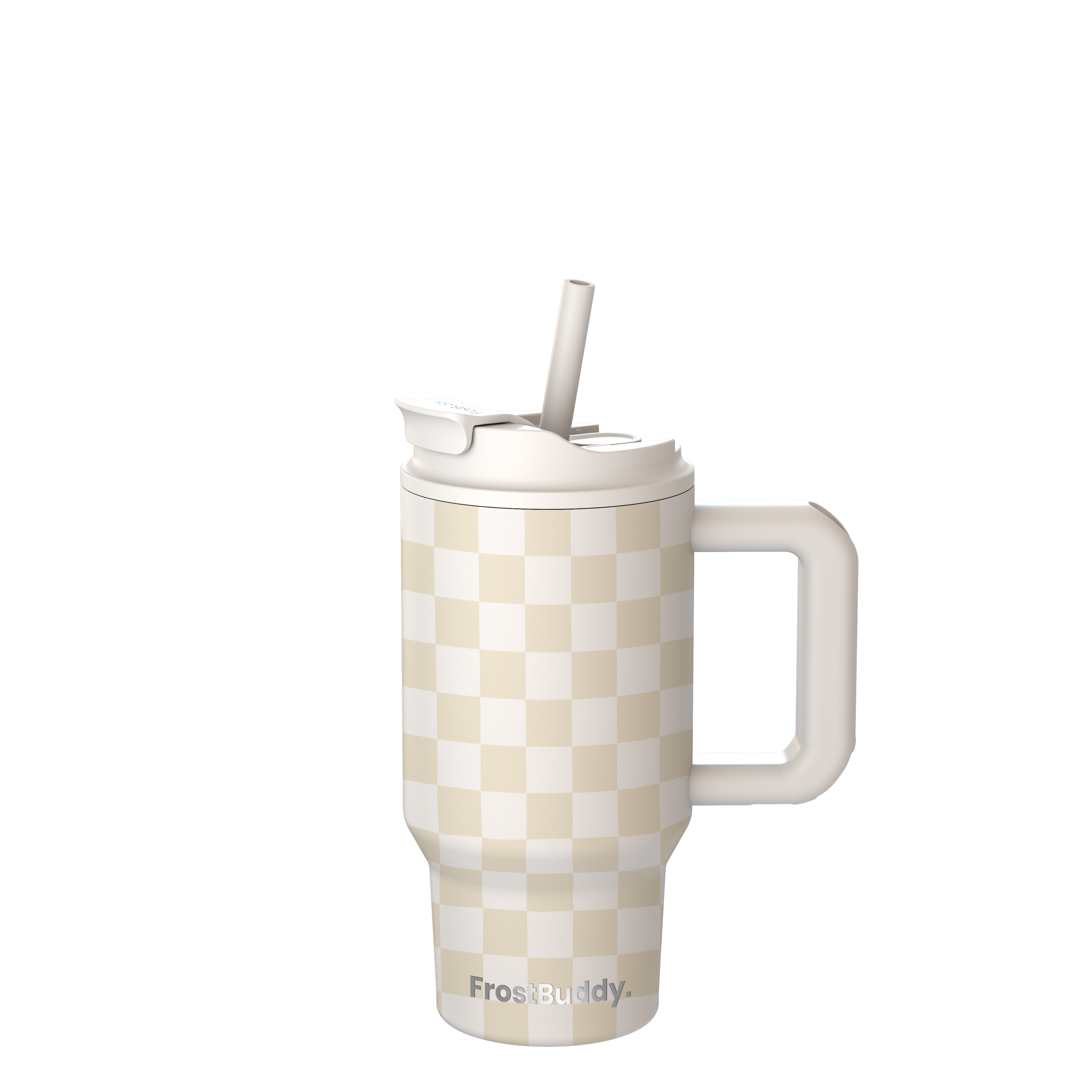 Mini Thicc Buddy | Beige Checkered