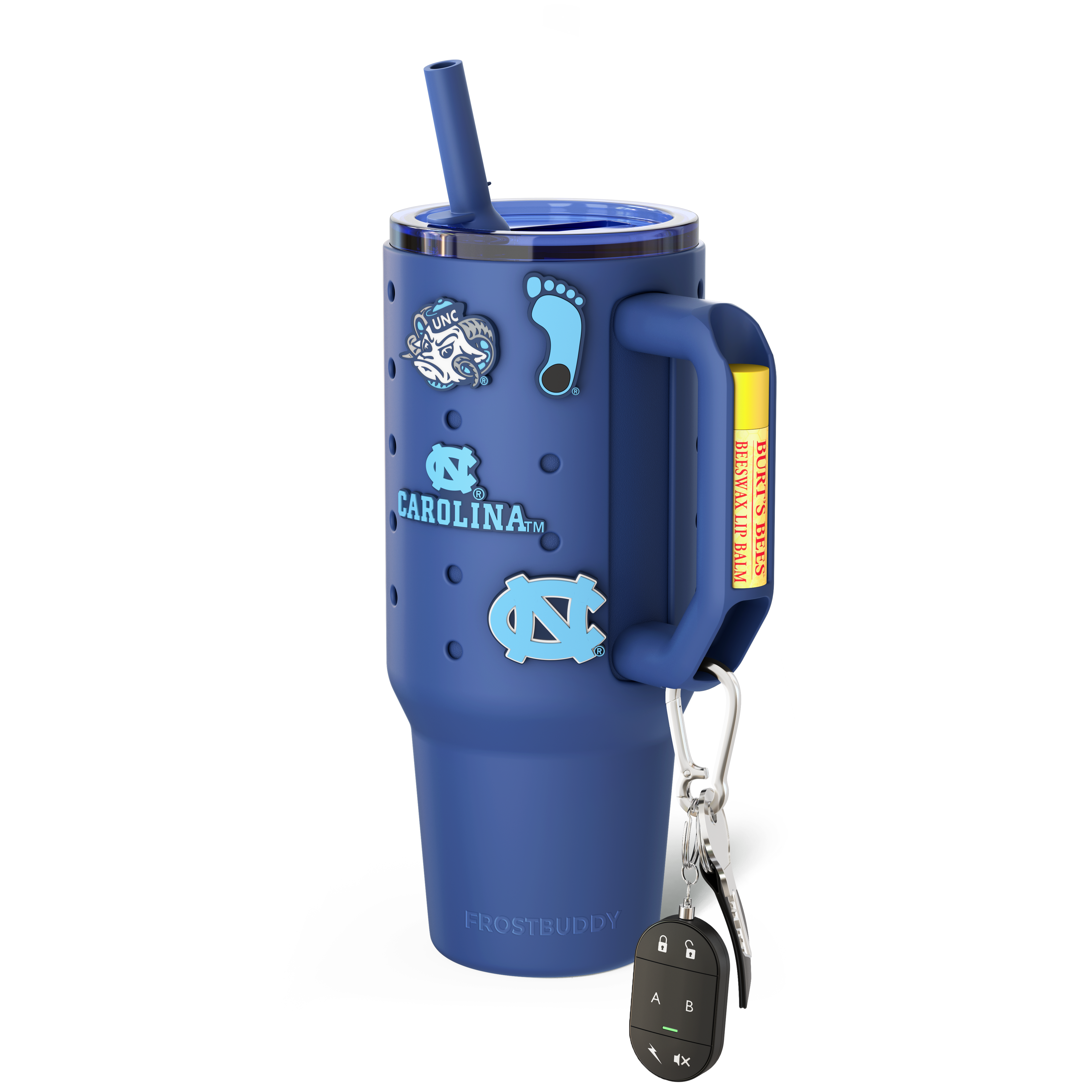 Thicc Buddy 40oz | UNC Tarheels | Skin + Budz Bundle