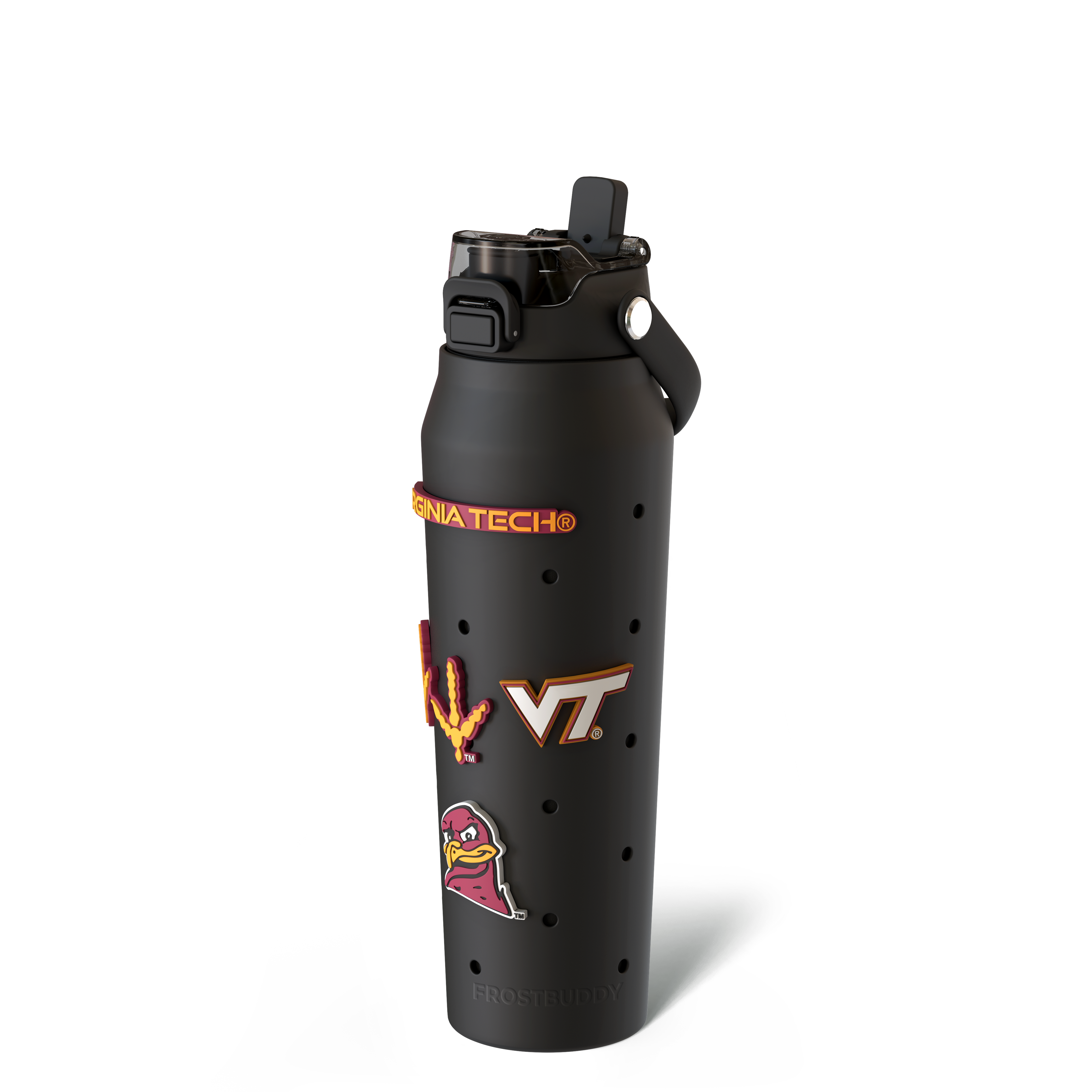 Bottle Buddy 32oz | Virginia Tech Hokies | Skin + Budz Bundle