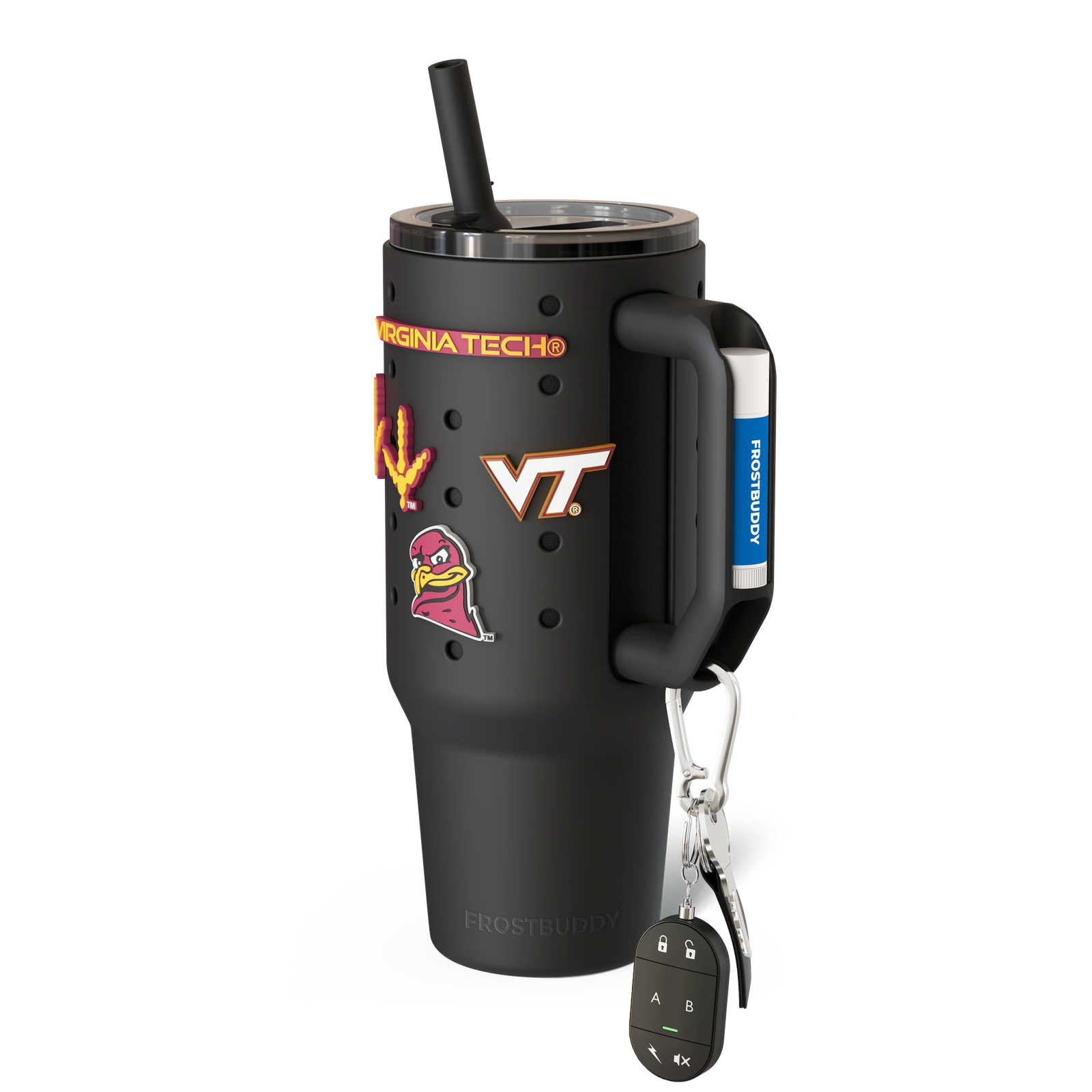 Thicc Buddy 40oz | Virginia Tech Hokies | Skin + Budz Bundle