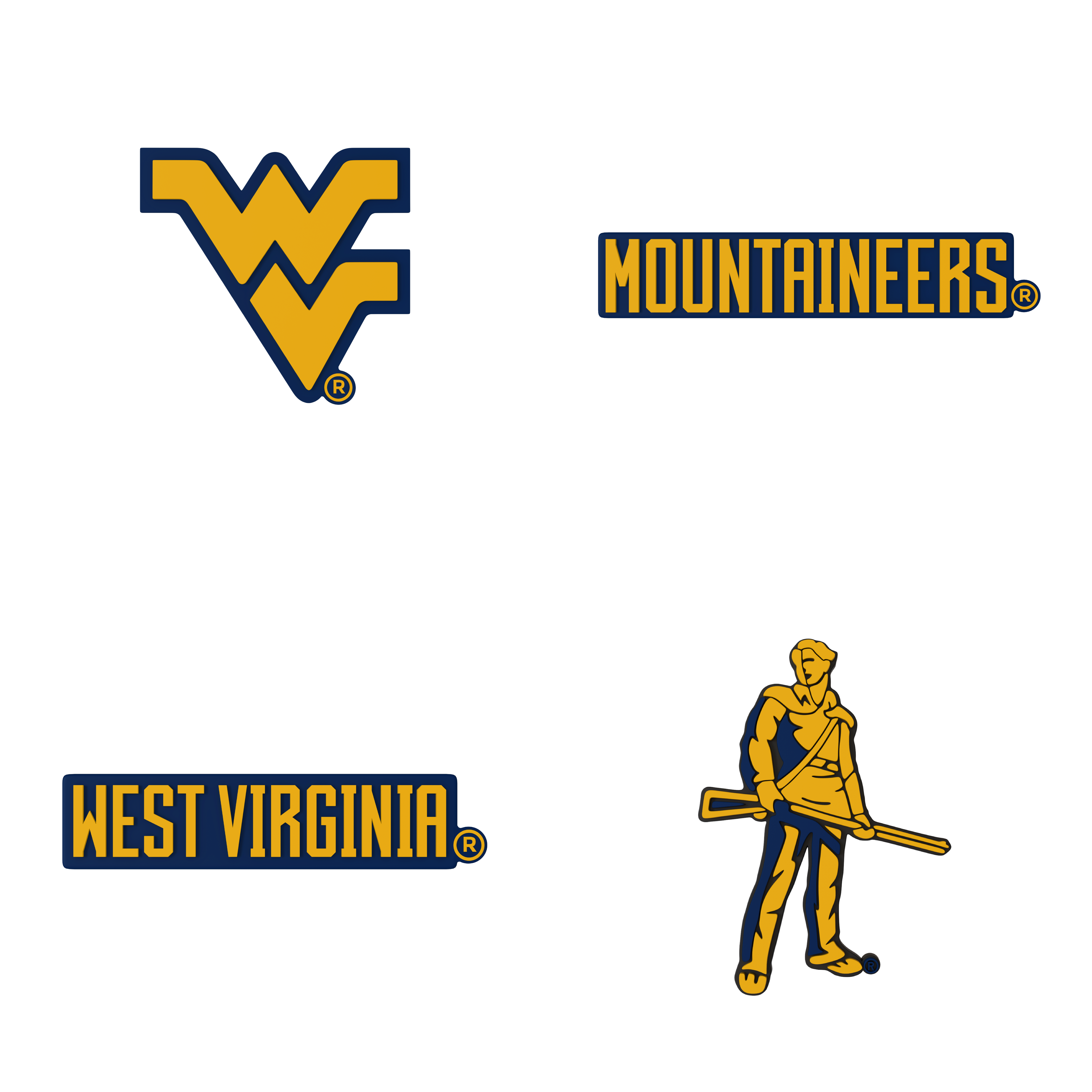 Budz | West Virginia Mountaineers | 4-Pack Bundle