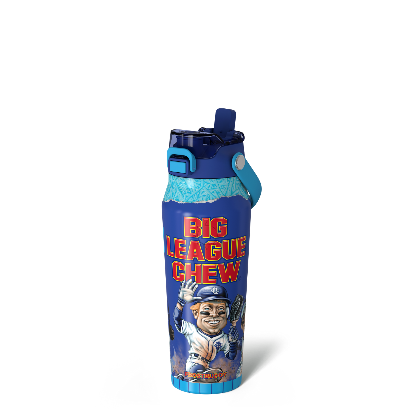Bottle Buddy 24oz | Blue Raspberry Big League Chew